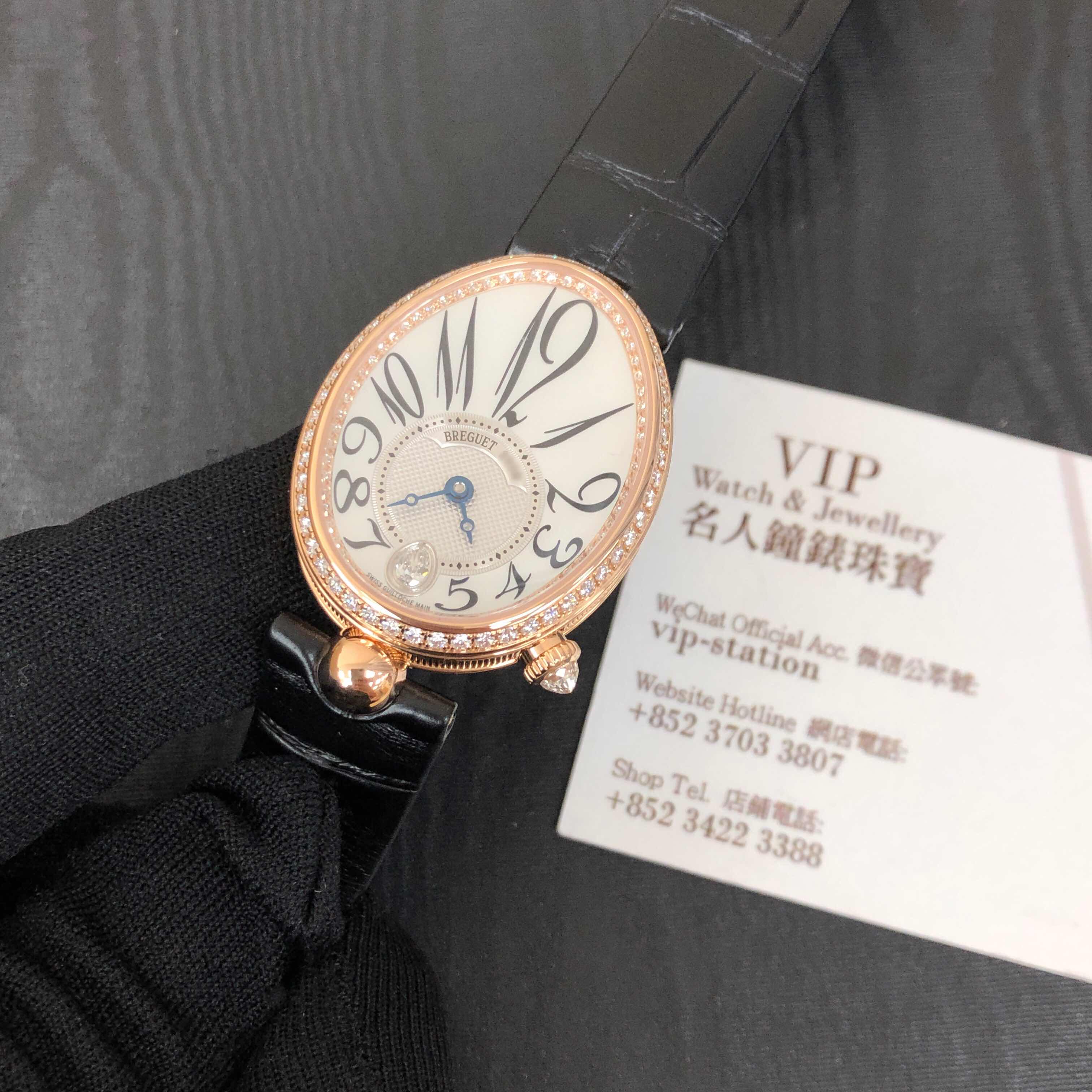 Breguet 8918BR/58/964/D00D Replica Watch, Automatic, White Mother of Pearl Dial, 18kt Rose Gold & - Image 5