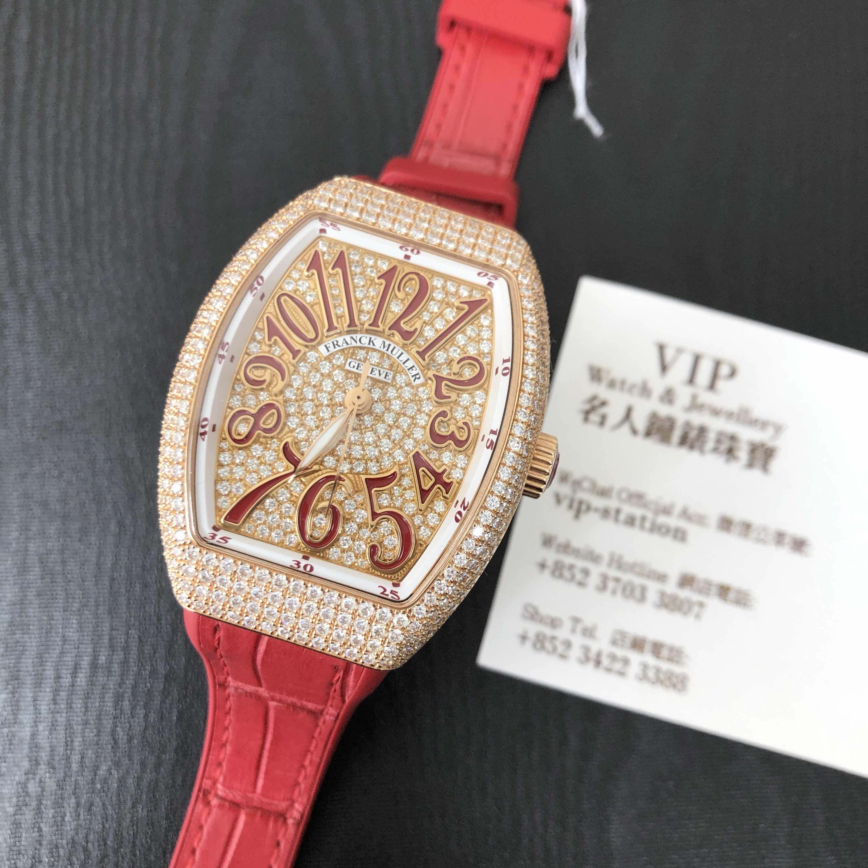 Franck Muller V 35 SC AT FO D CD 5N.RG Vanguard Automatic Rose Gold Replica Watch - Image 5