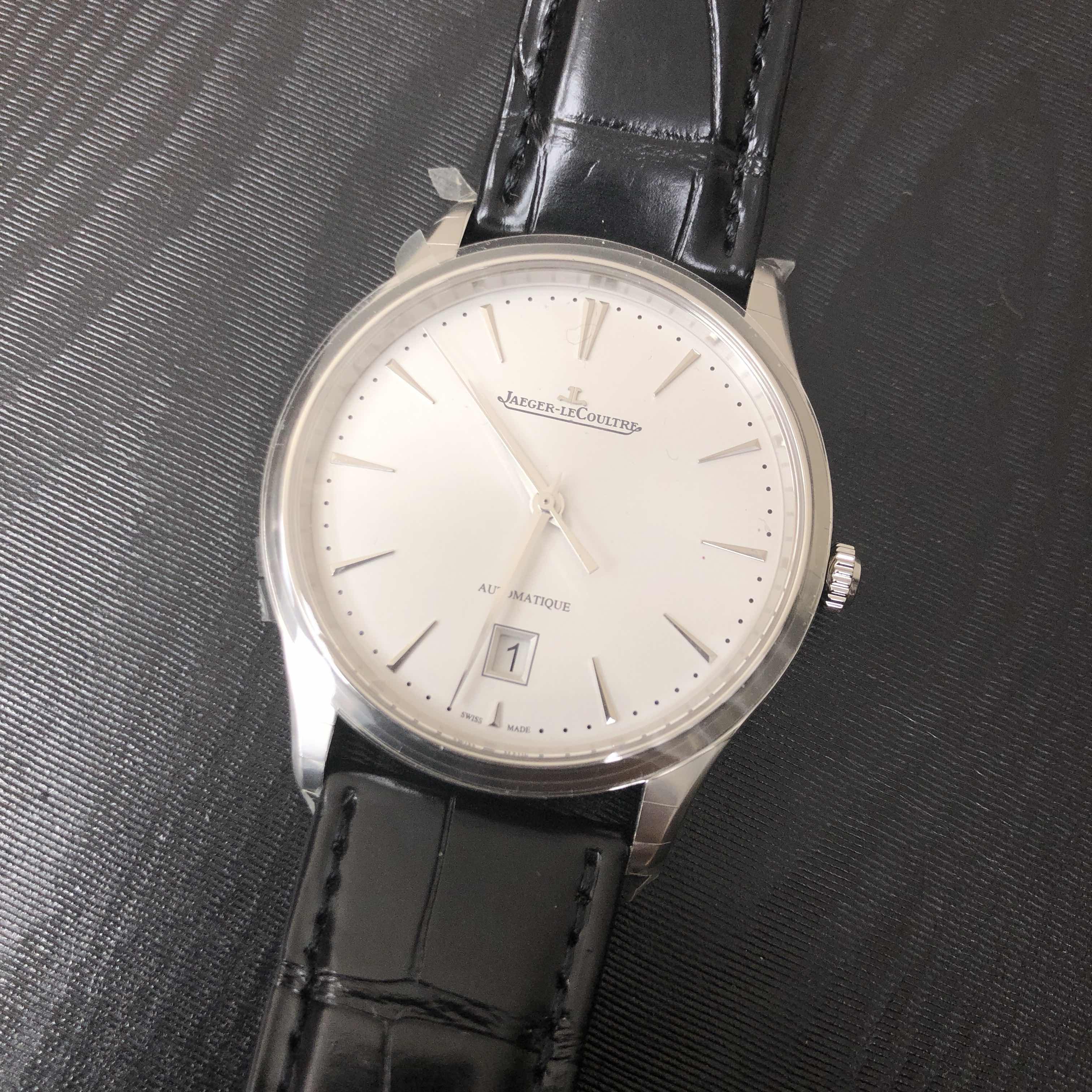Jaeger-Lecoultre Q1238420 Master Ultra Thin Automatic Stainless Steel Replica Watch - Silver/White - Image 5