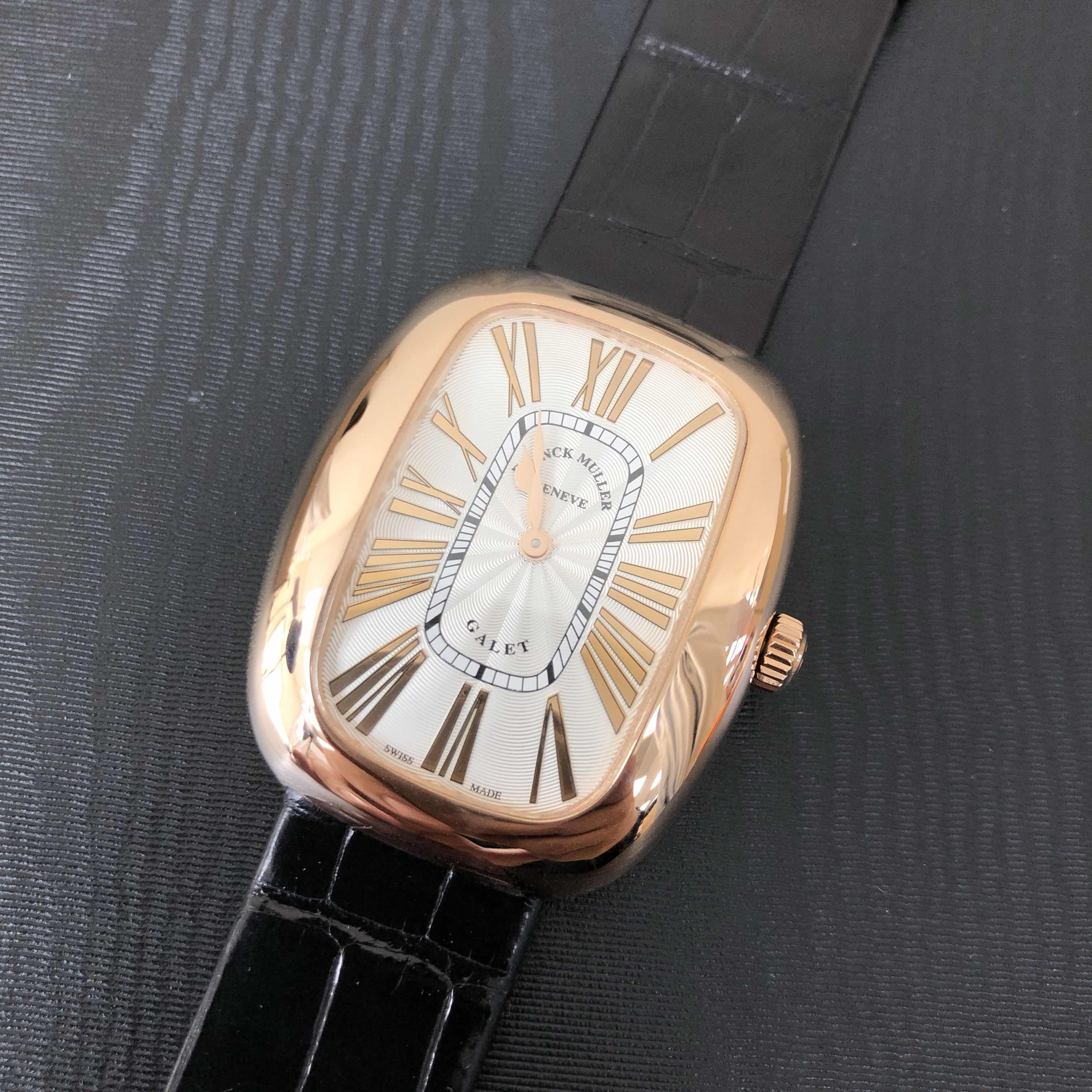 Franck Muller 3002 M QZ REL R 5N Ladies Quartz 18kt Rose Gold Replica Watch - Image 5