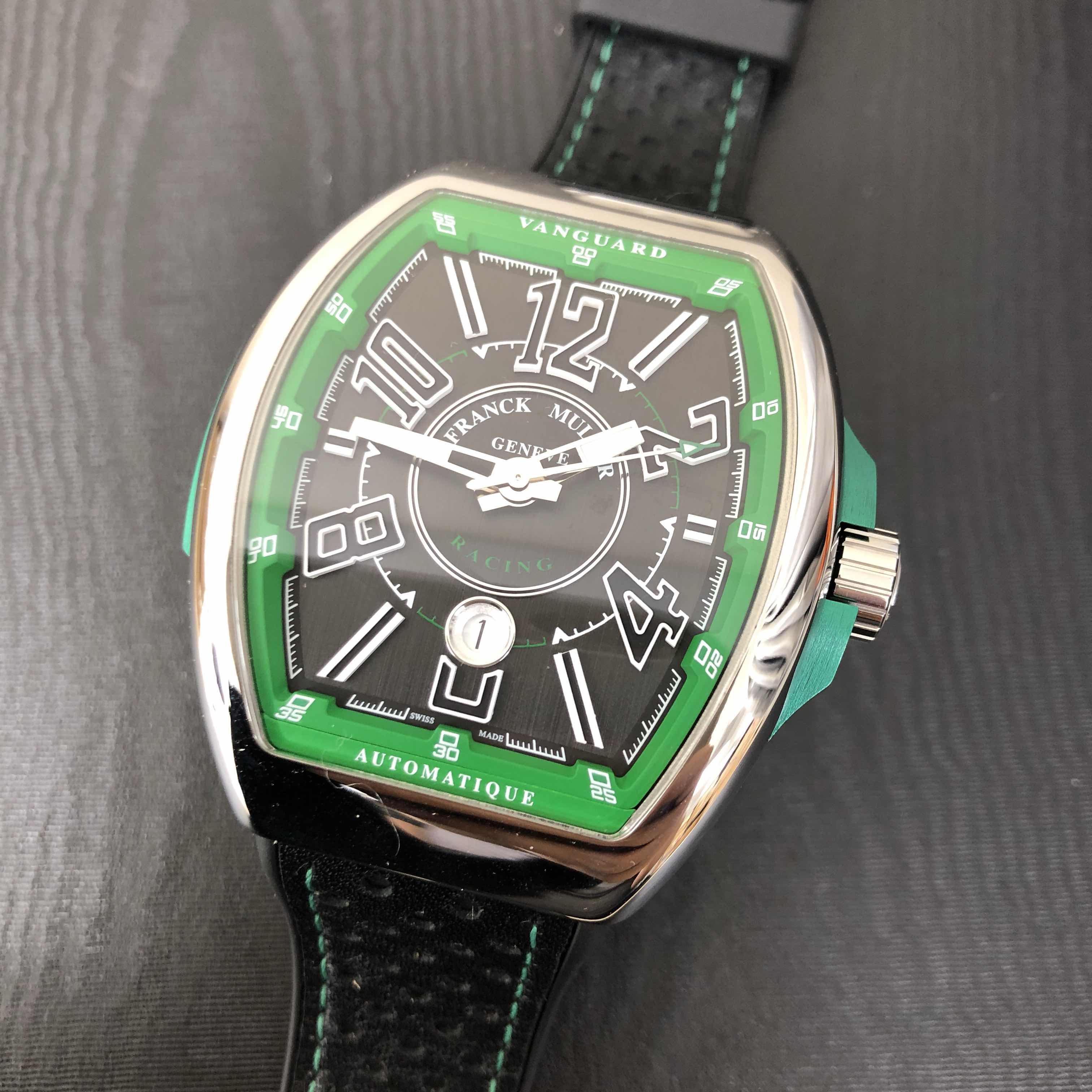 Franck Muller V 45 SC DT RACING AC.VR Automatic Black Dial Stainless Steel Case Replica Watch - Image 5