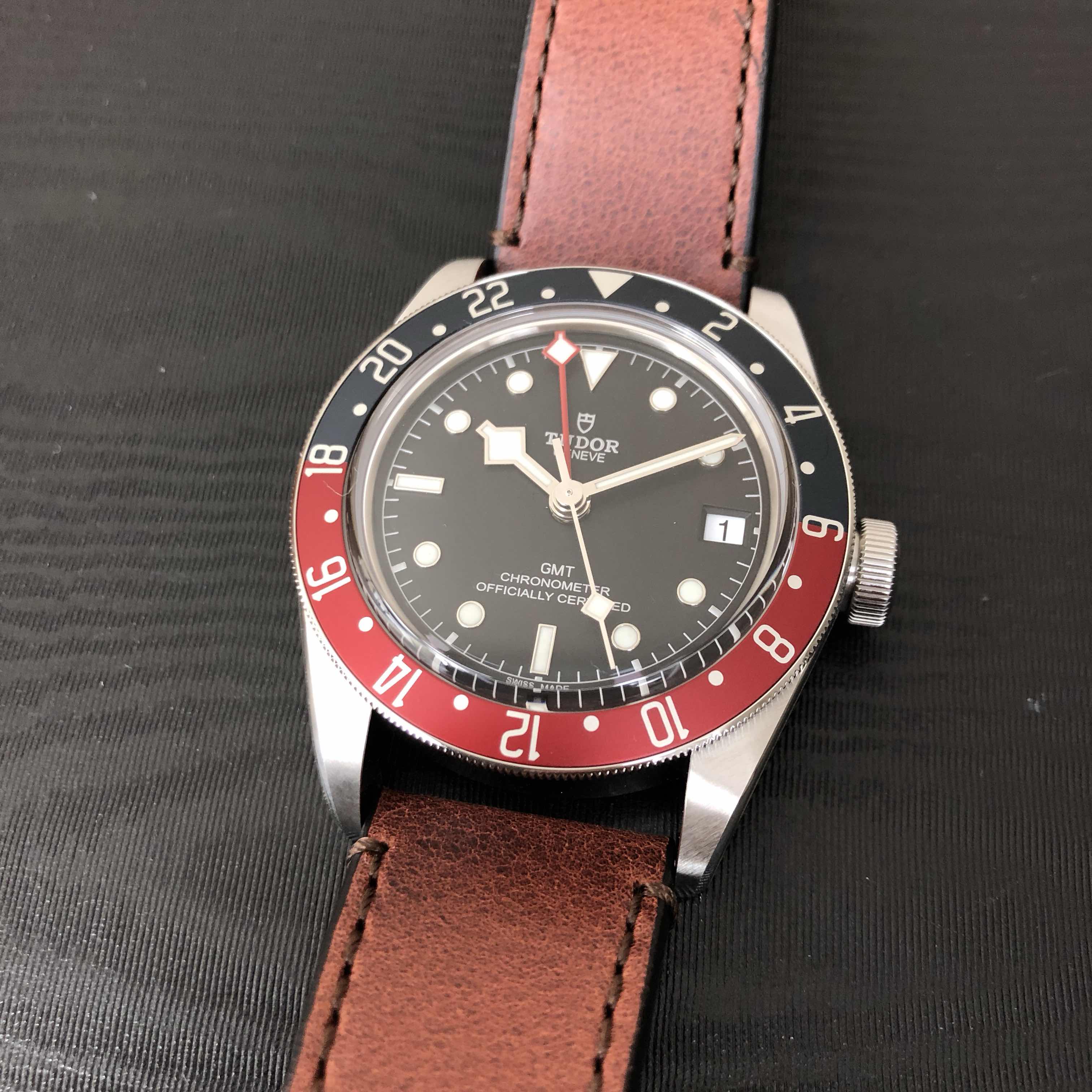 Tudor 79830RB-LEATHER STRAP Automatic Stainless Steel Replica Watch, Swiss Movement, Black Bay - Image 5