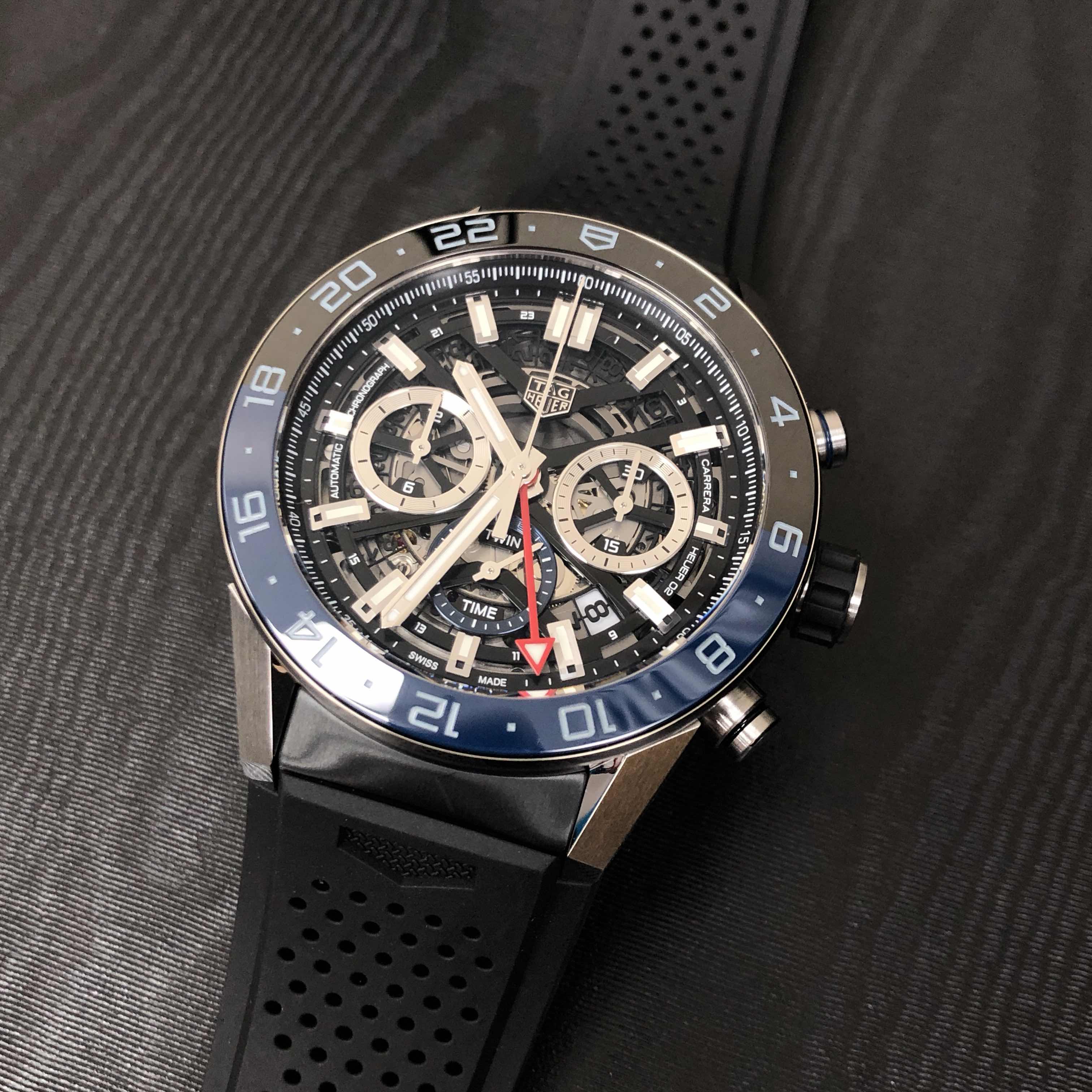 CBG2A1Z.FT6157 - Tag Heuer Carrera Replica Watch - Automatic Black Dial Ceramic Steel - Image 5