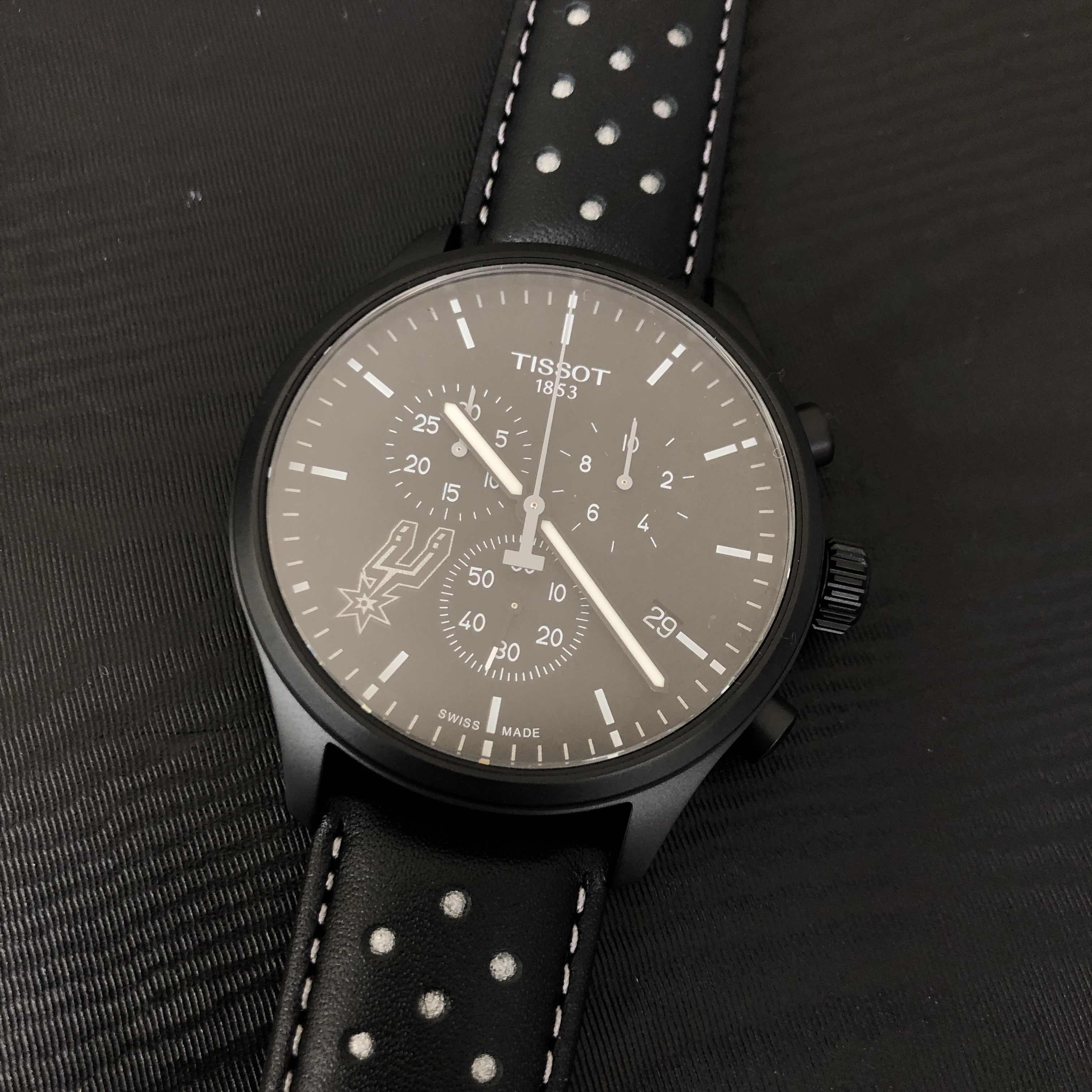 Tissot Chrono XL Quartz Black Dial Leather Strap T116.617.36.051.04 | Steel | Replica Watch - Image 5