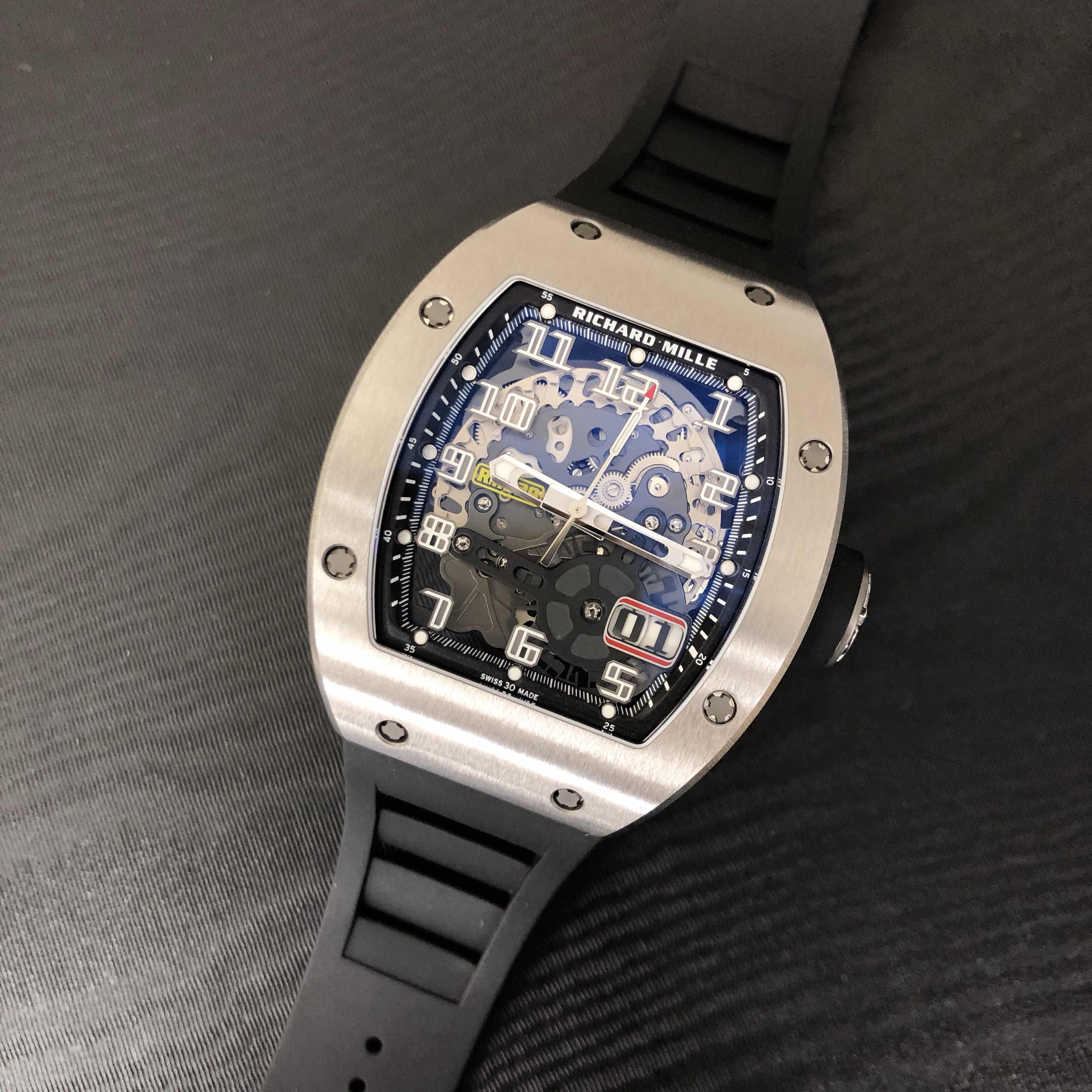 Richard Mille RM029-TI Replica Watch Automatic Movement Titanium Case Black Dial - Image 5