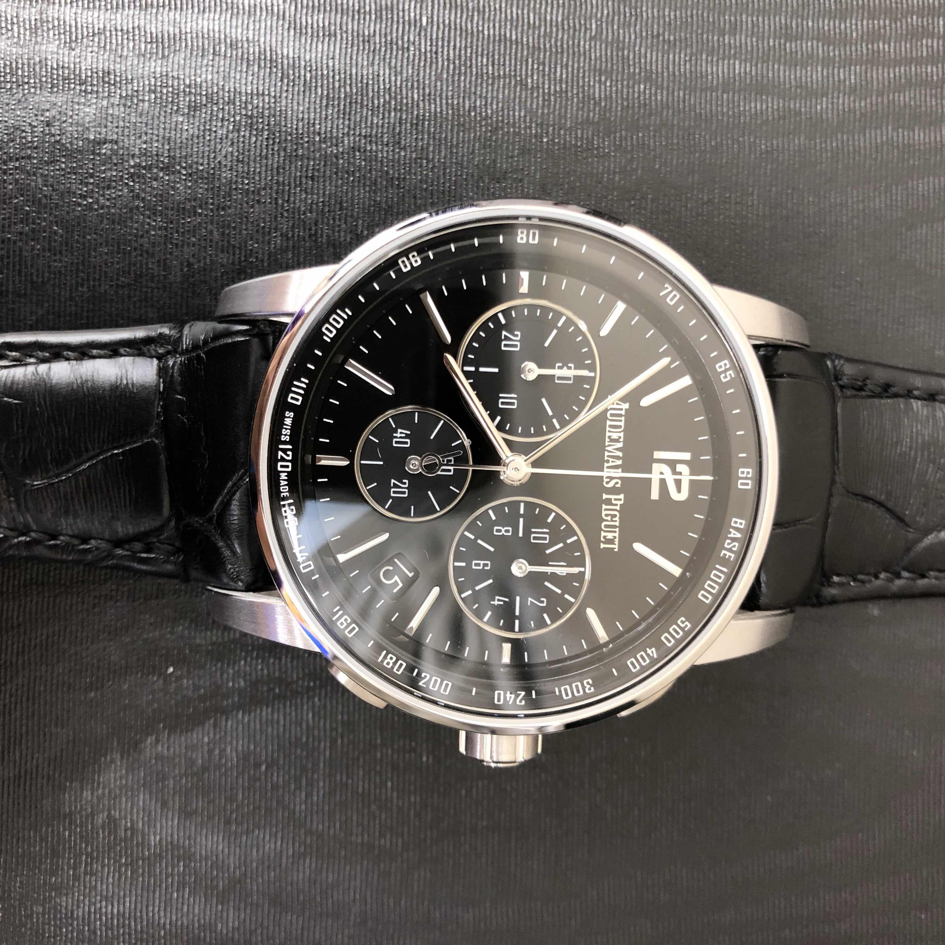 Audemars Piguet 26393BC.OO.A002CR.01 Automatic with Black Dial on Leather Strap - Image 5