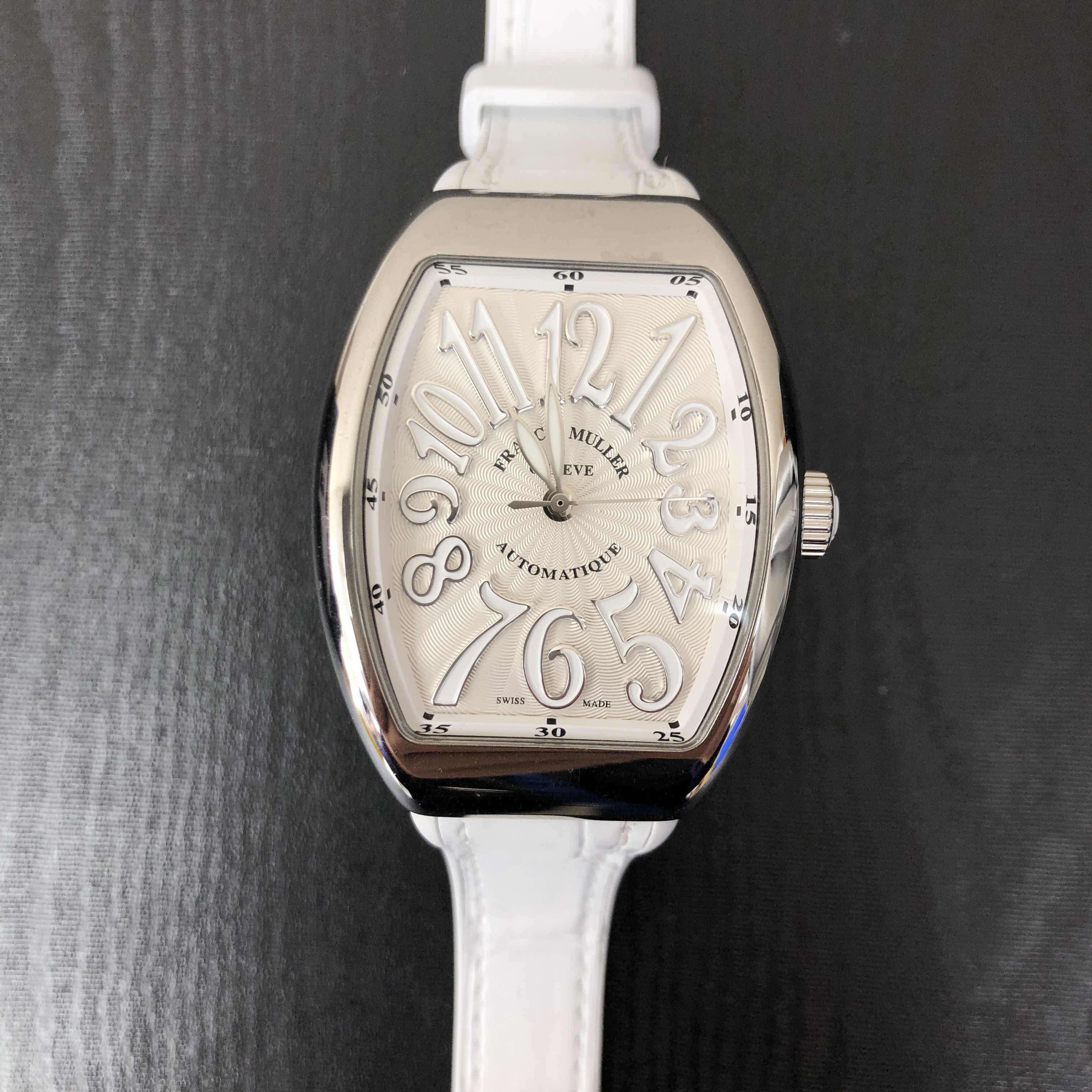 Franck Muller V 35 SC AT FO AC.BC Vanguard Replica Watch White Dial Automatic Steel - Image 5