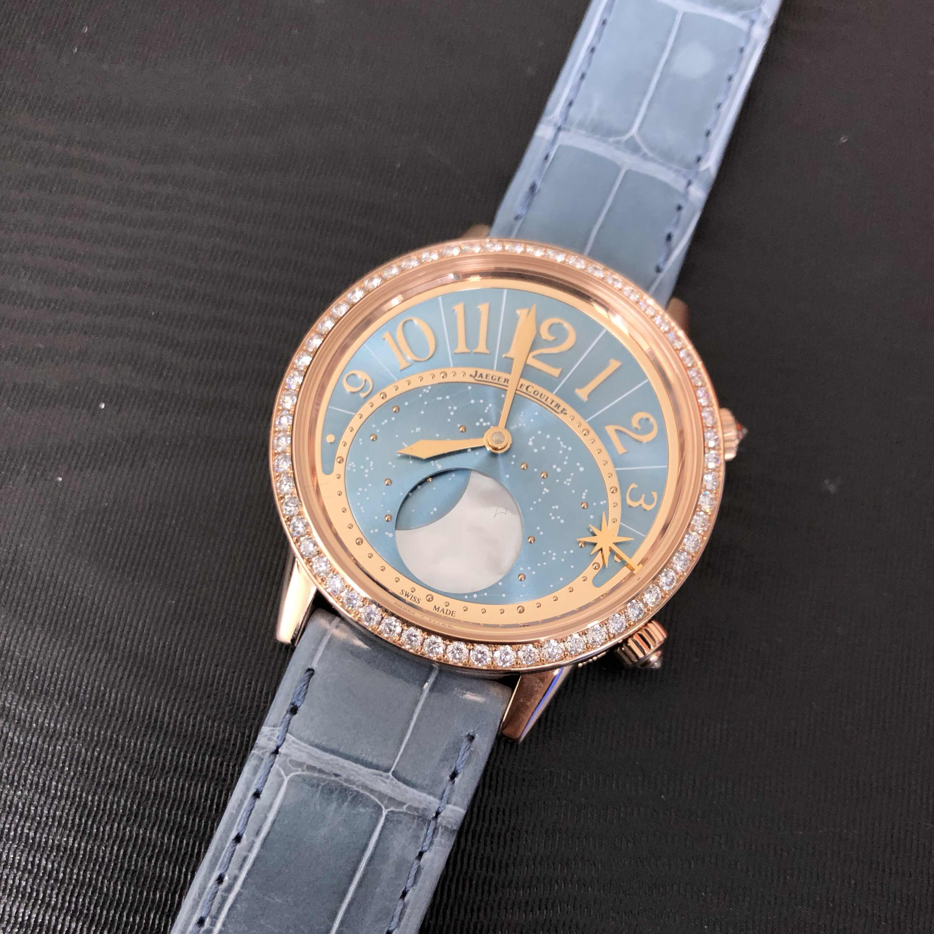 Jaeger-Lecoultre Q3522480 RENDEZ VOUS Automatic 18kt Rose Gold & Diamonds Replica Watch, Swiss - Image 5
