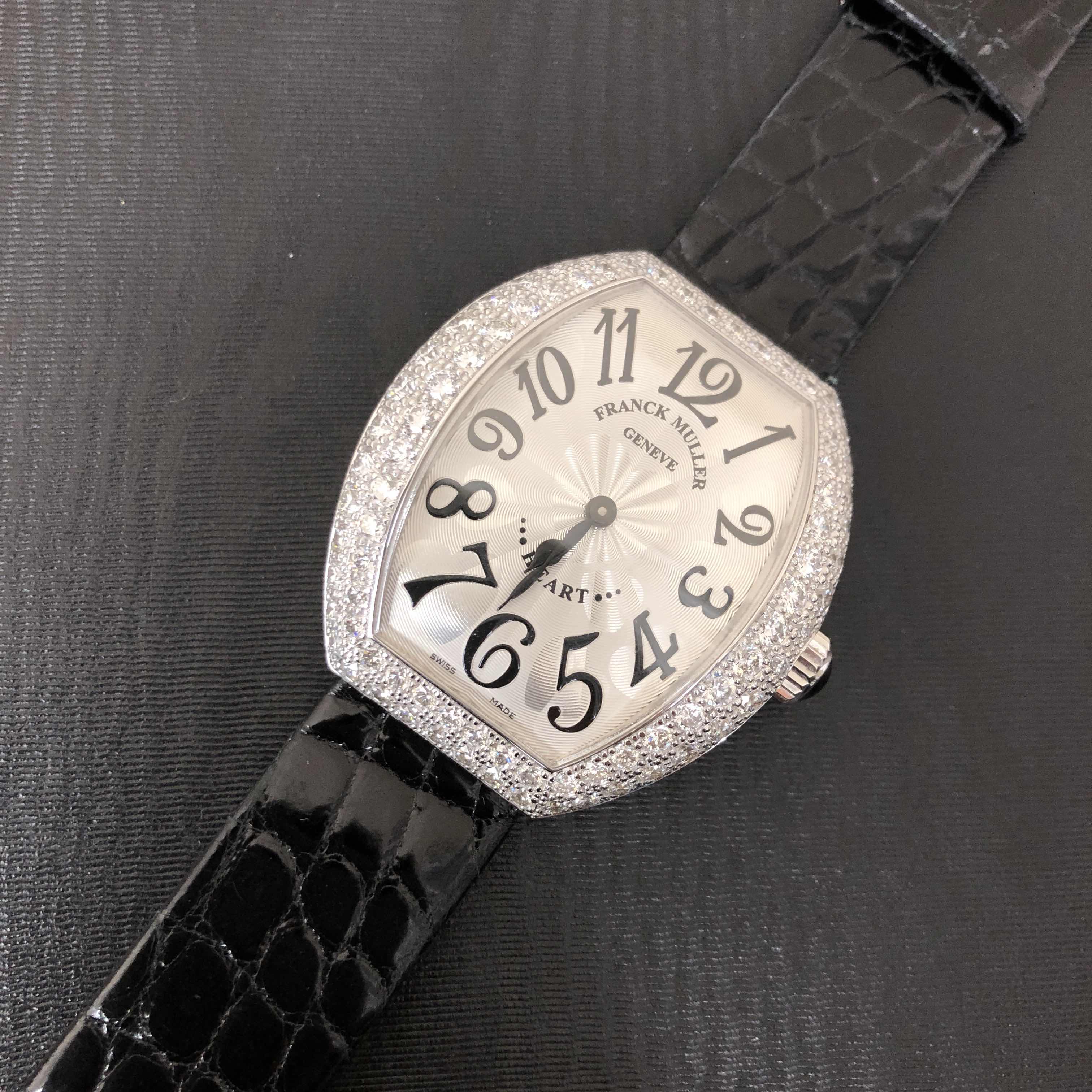 5002 M QZ D2 OG - Franck Muller Replica Watch Heart Quartz White Dial 18kt Gold - Image 5