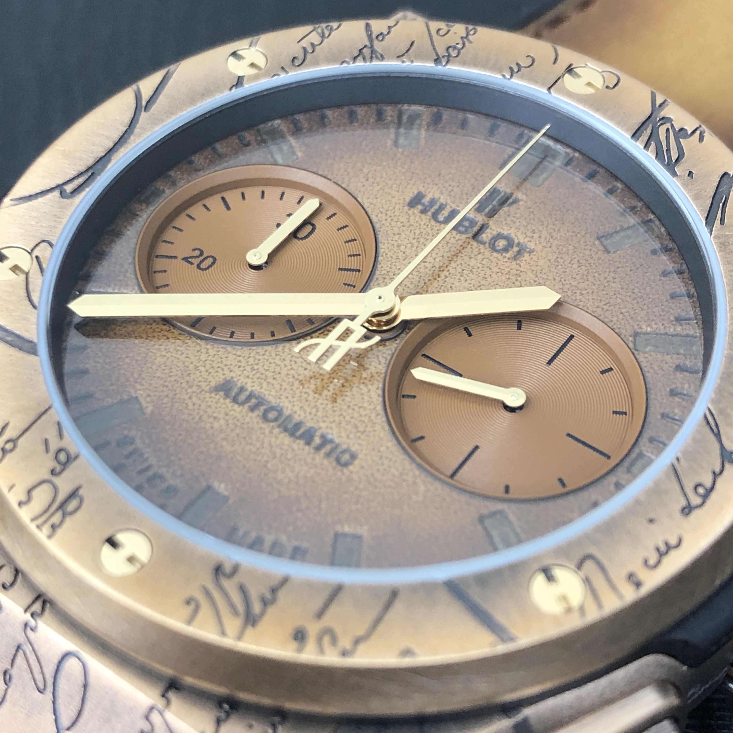 Hublot 521.BZ.05IG.VR.BER19 CLASSIC FUSION Bronze Automatic Replica Watch, Brown Leather Strap - Image 4