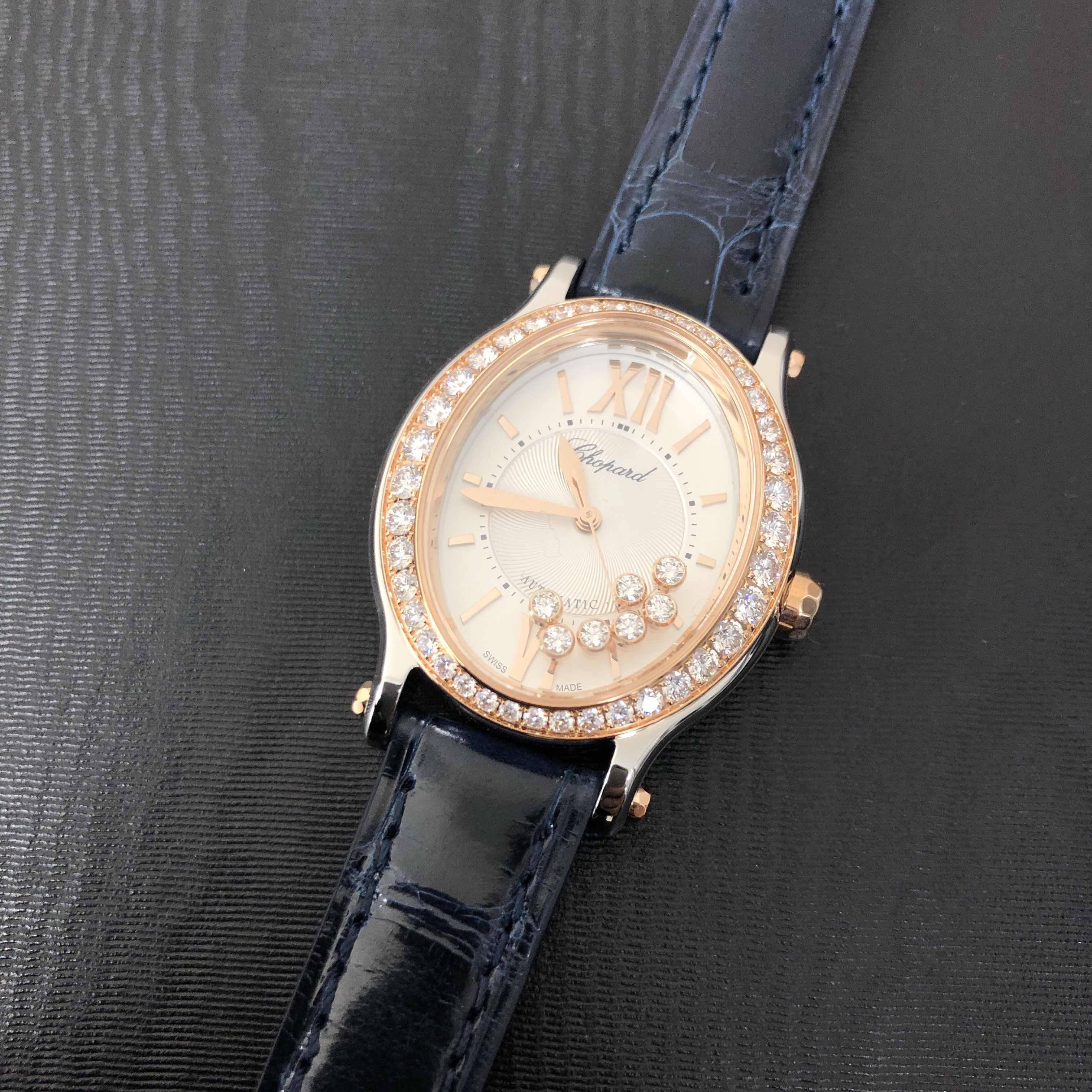 Chopard 278602-6003 Happy Sport Automatic 18kt Rose Magic & Diamond Replica Watch - Swiss Movement - Image 5