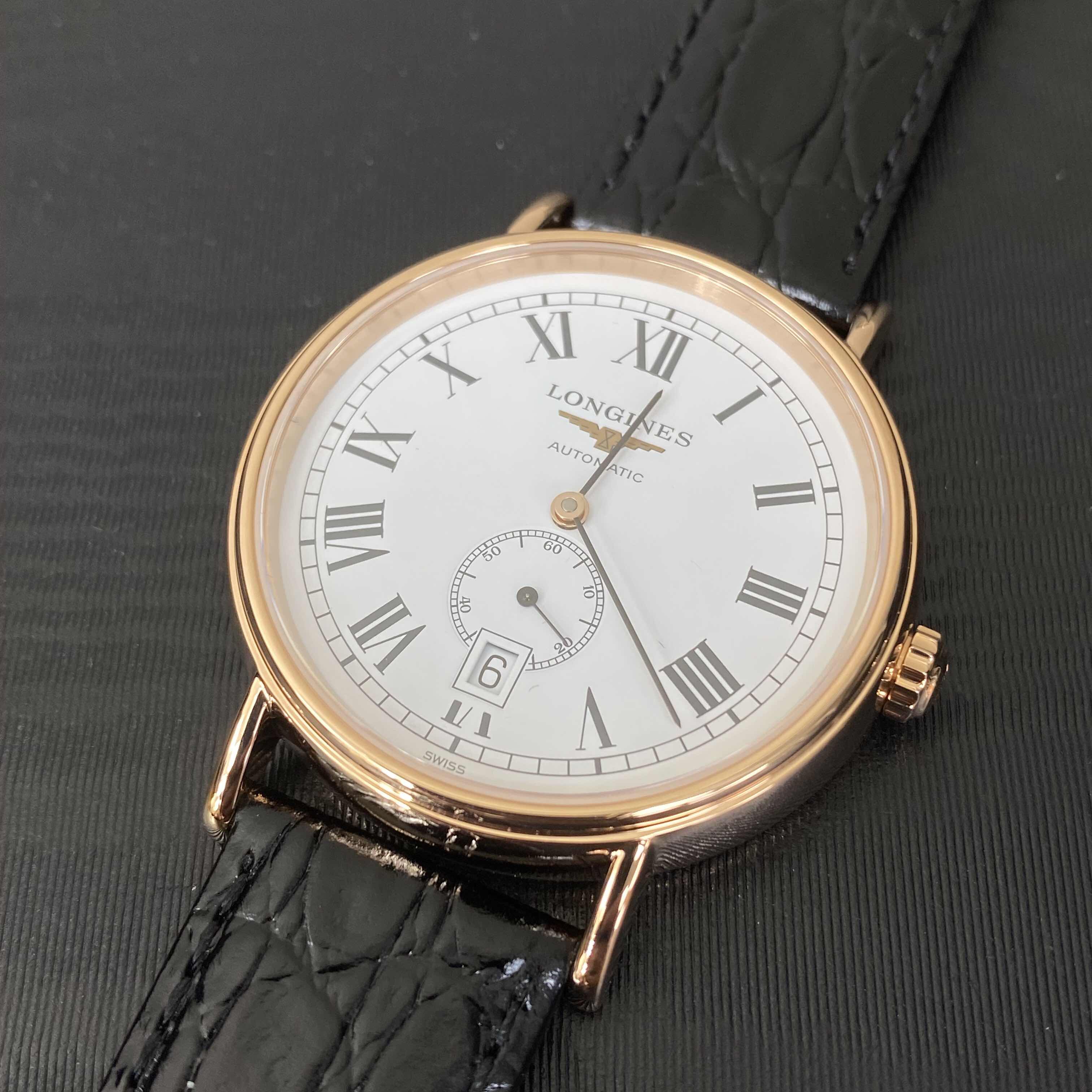 Longines L4.905.1.11.2 PRESENCE Automatic | Gold-Plated Steel | Replica Watch - Image 5