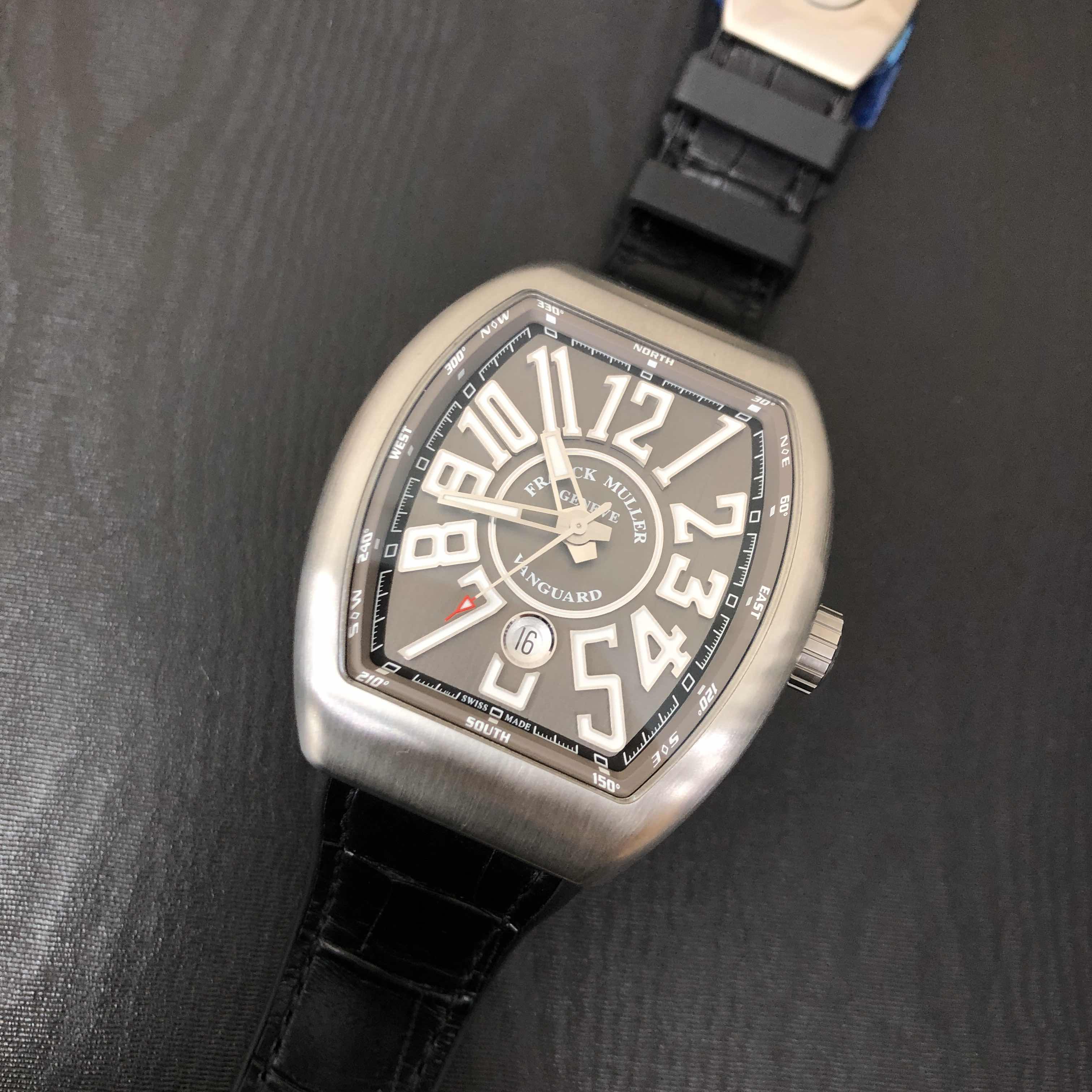V 45 SC DT AC.BR.TT - Franck Muller Vanguard Replica Watch - Automatic Gray Dial - Image 5