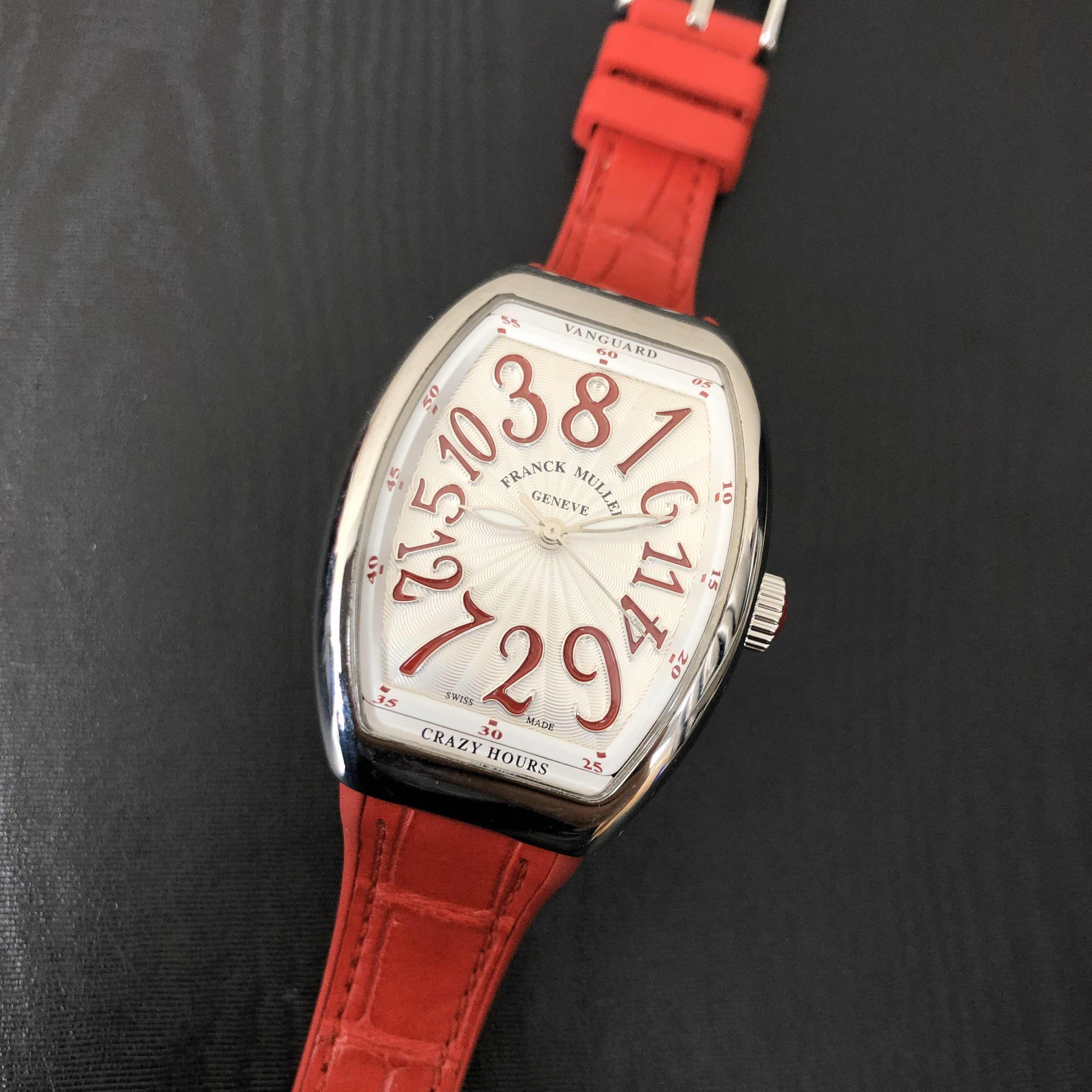 Franck Muller V 32 CH AC.RG Crazy Hours - Automatic - 32mm Steel Case - Replica Watch - Image 5