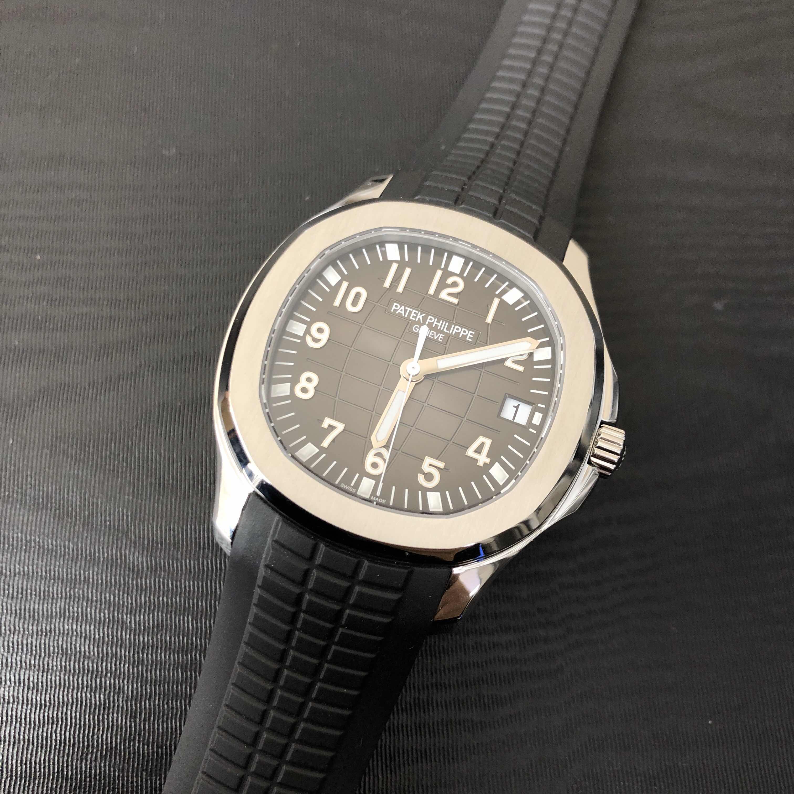 Patek Philippe Aquanaut 5167A-001 Automatic Stainless Steel Black Dial Replica Watch - Image 5