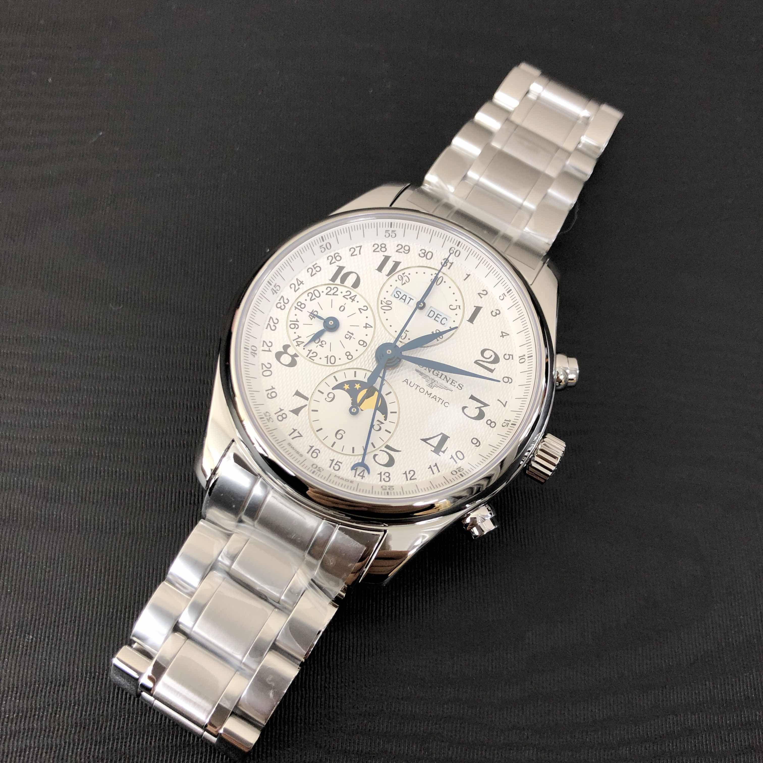 Longines L2.773.4.78.6 Master Replica Watch With Automatic Movement Silver Dial Stainless Steel - Image 5
