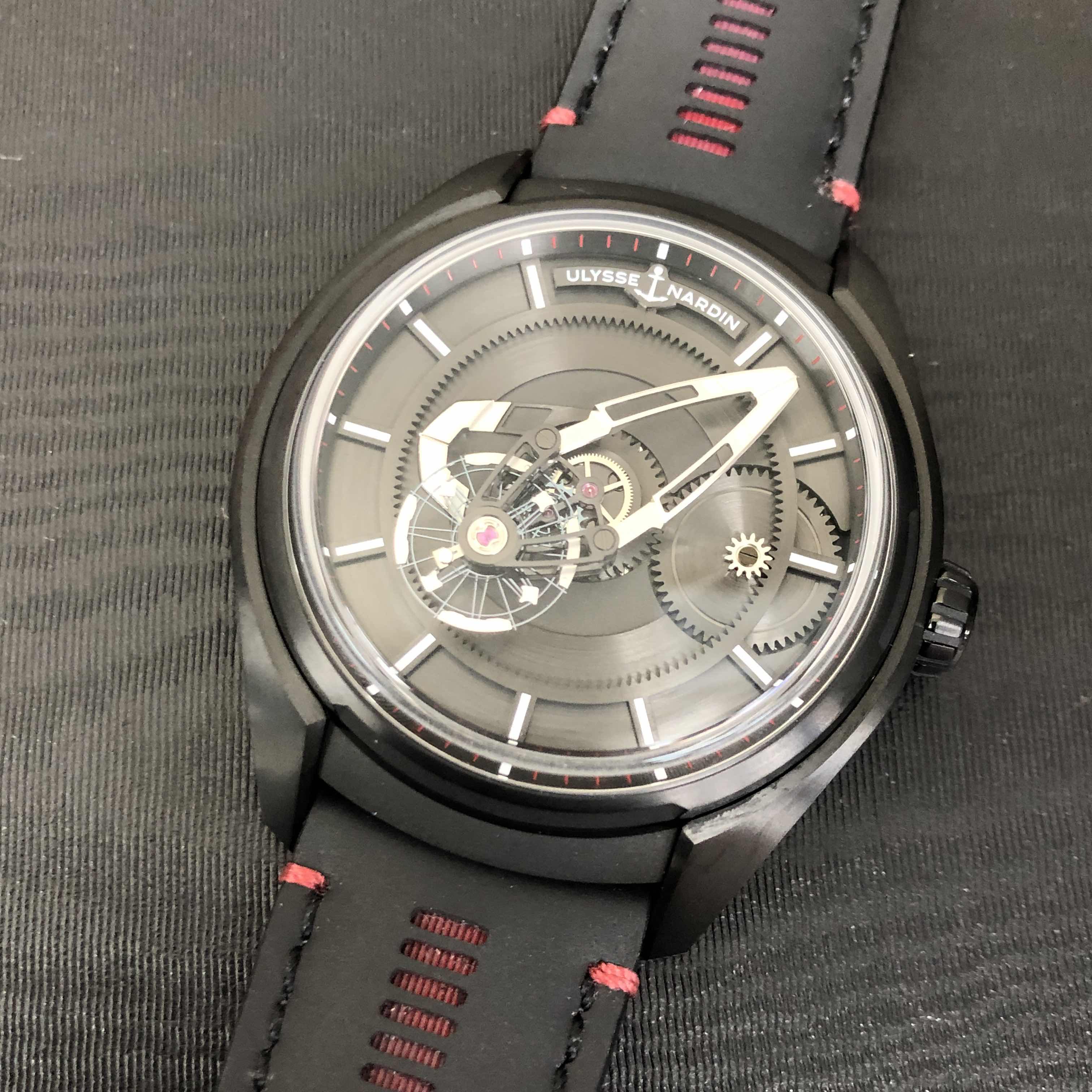 Ulysse Nardin 2303-270.1/BLACK Replica Watch - Automatic - Titanium Case - 43mm - Black Dial - Image 5