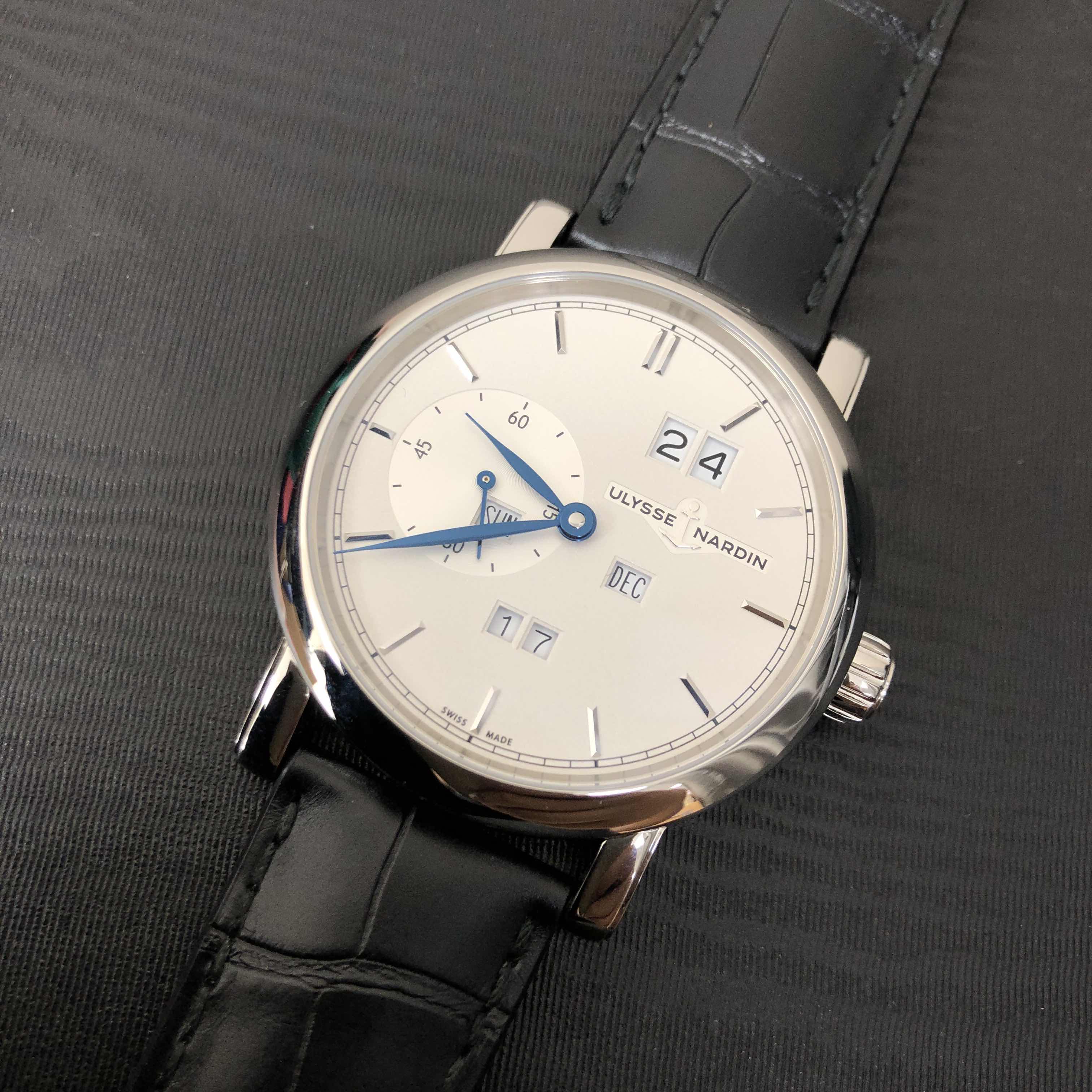 Ulysse Nardin 333-900 Classique Automatic White Dial Stainless Steel Replica Watch - Image 5
