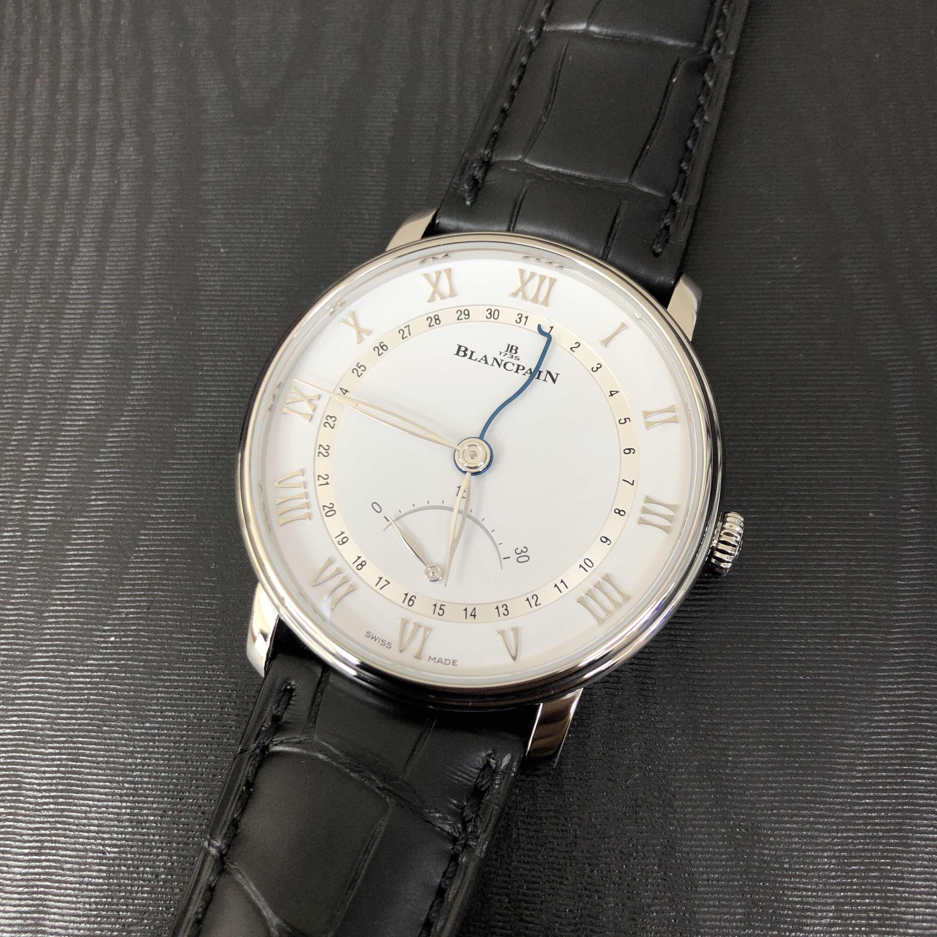 Blancpain 6653Q-1127-55B CLASSIQUE Automatic White Dial Steel Replica Watch - Image 5