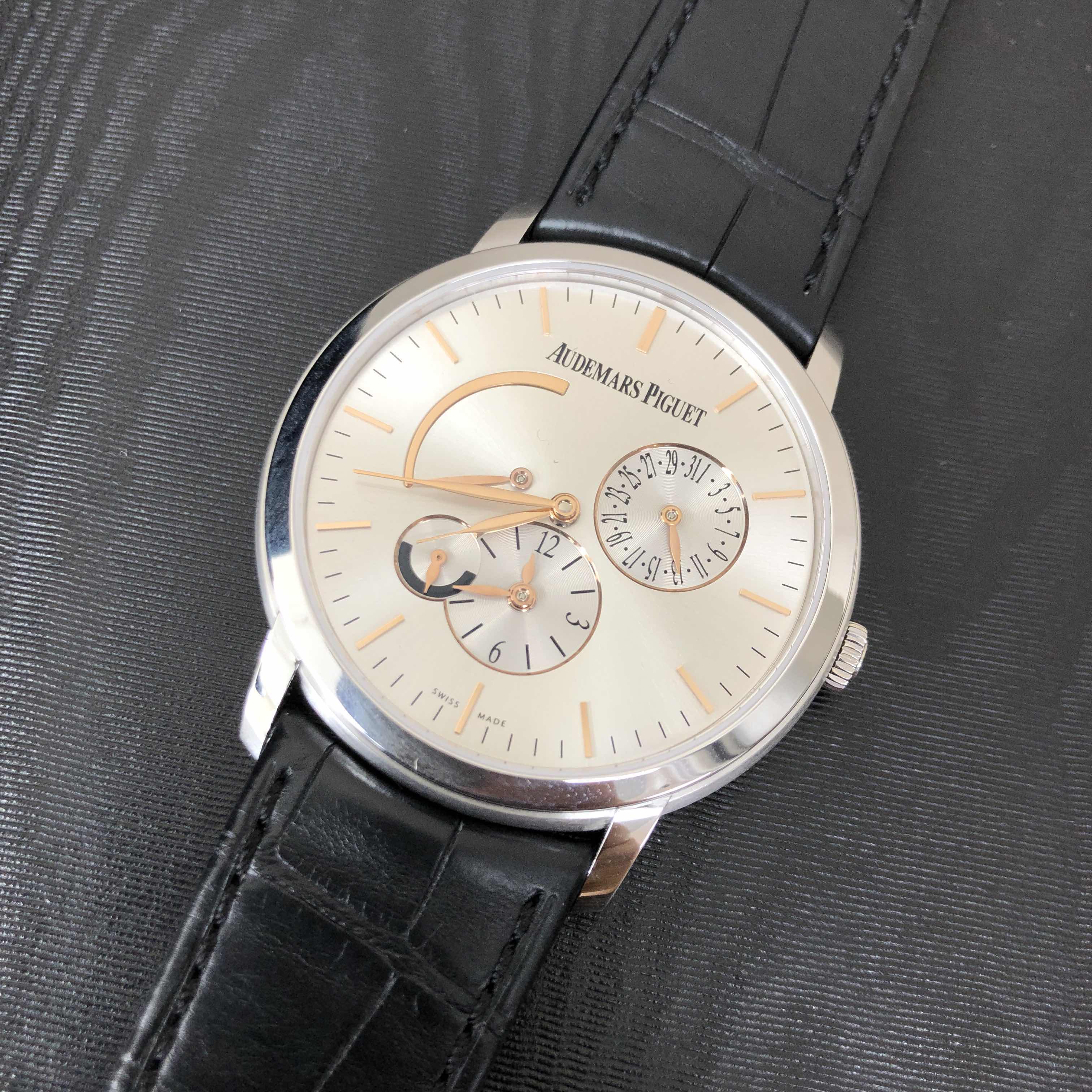 Audemars Piguet 26380BC.OO.D002CR.01 Jules Audemars Automatic 18kt White Gold Silver Dial | Replica - Image 5