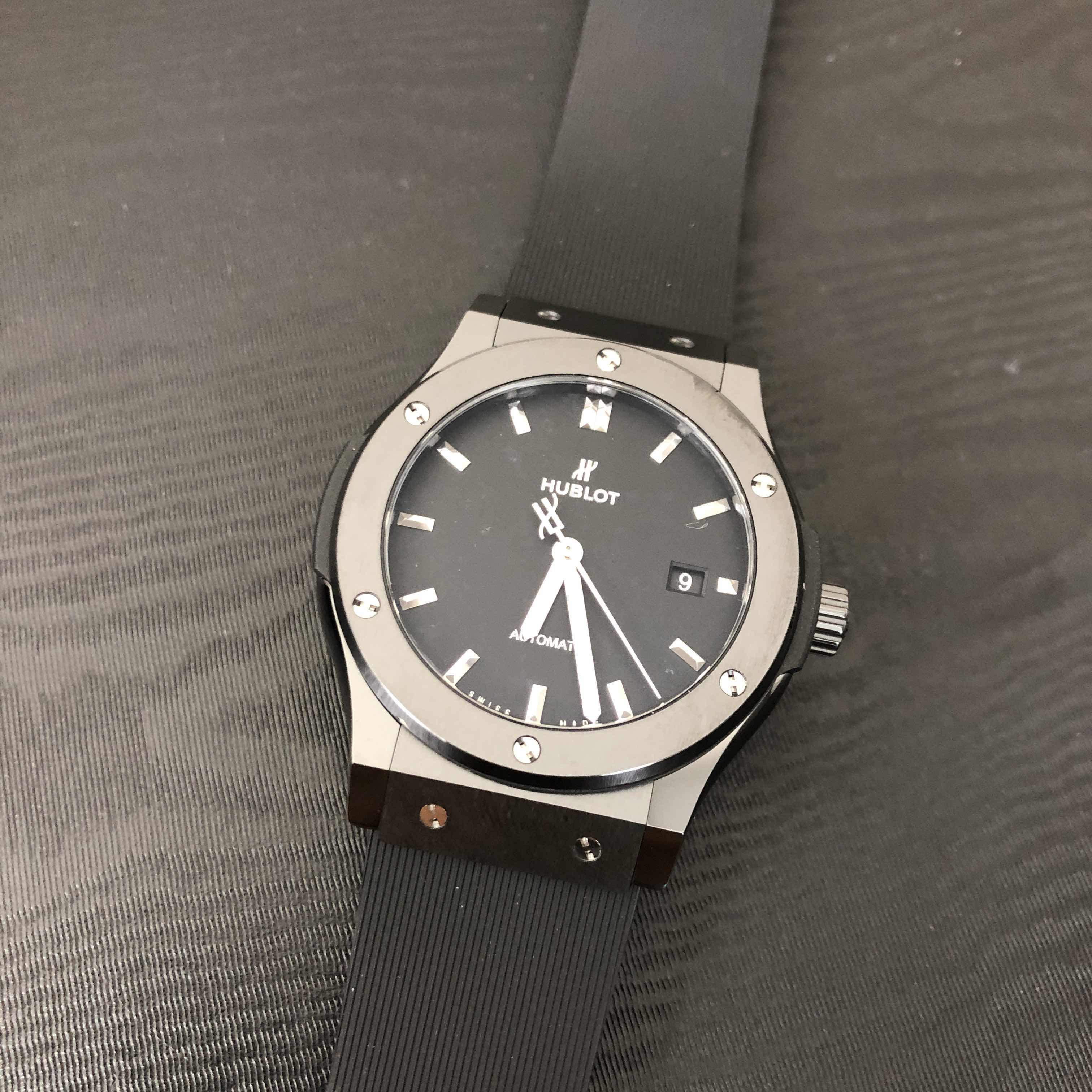 Hublot 542.CM.1171.RX CLASSIC FUSION Auto Ceramic Steel - Black Dial - 42mm Replica Watch - Image 5