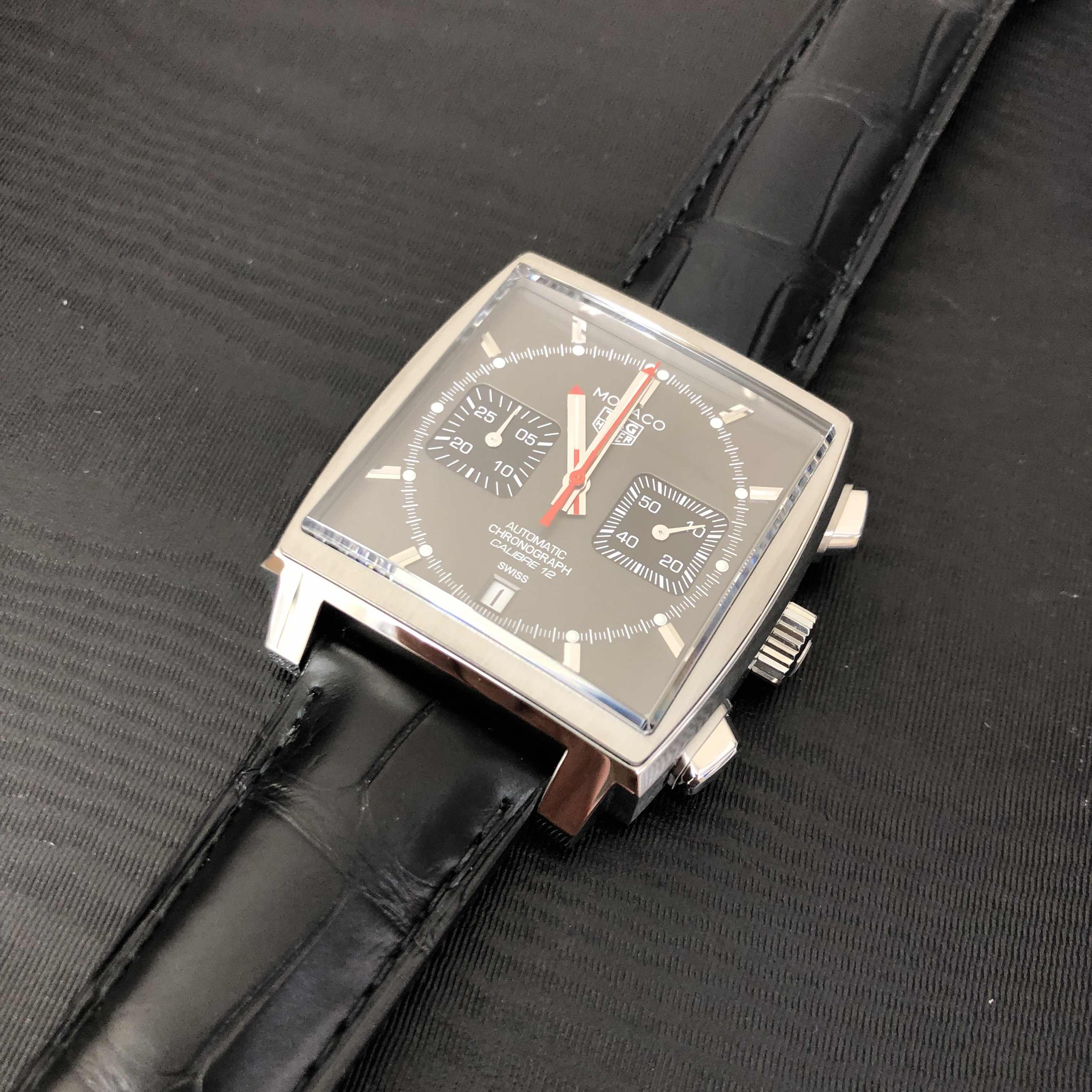 CAW211J-FC6476 - Tag Heuer Monza Replica Watch - Automatic Gray Dial Steel - Image 5