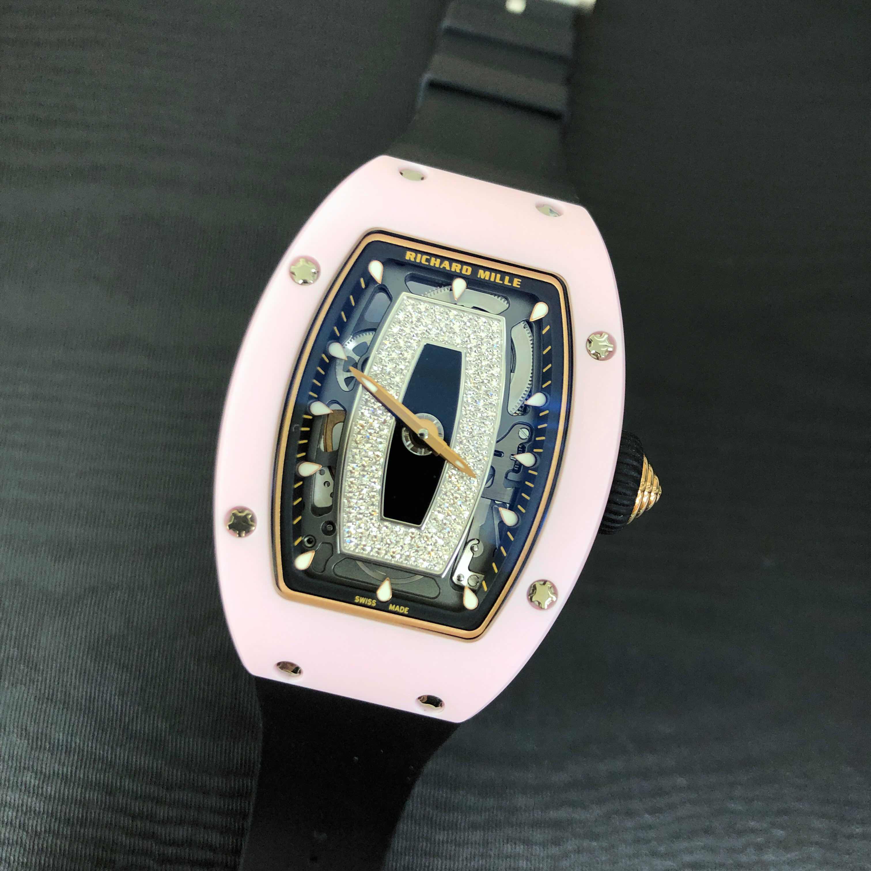 Richard Mille RM07-01 WG-TZP-P-BK Replica Watch, Automatic Movement, Black Ceramic Case - Image 5