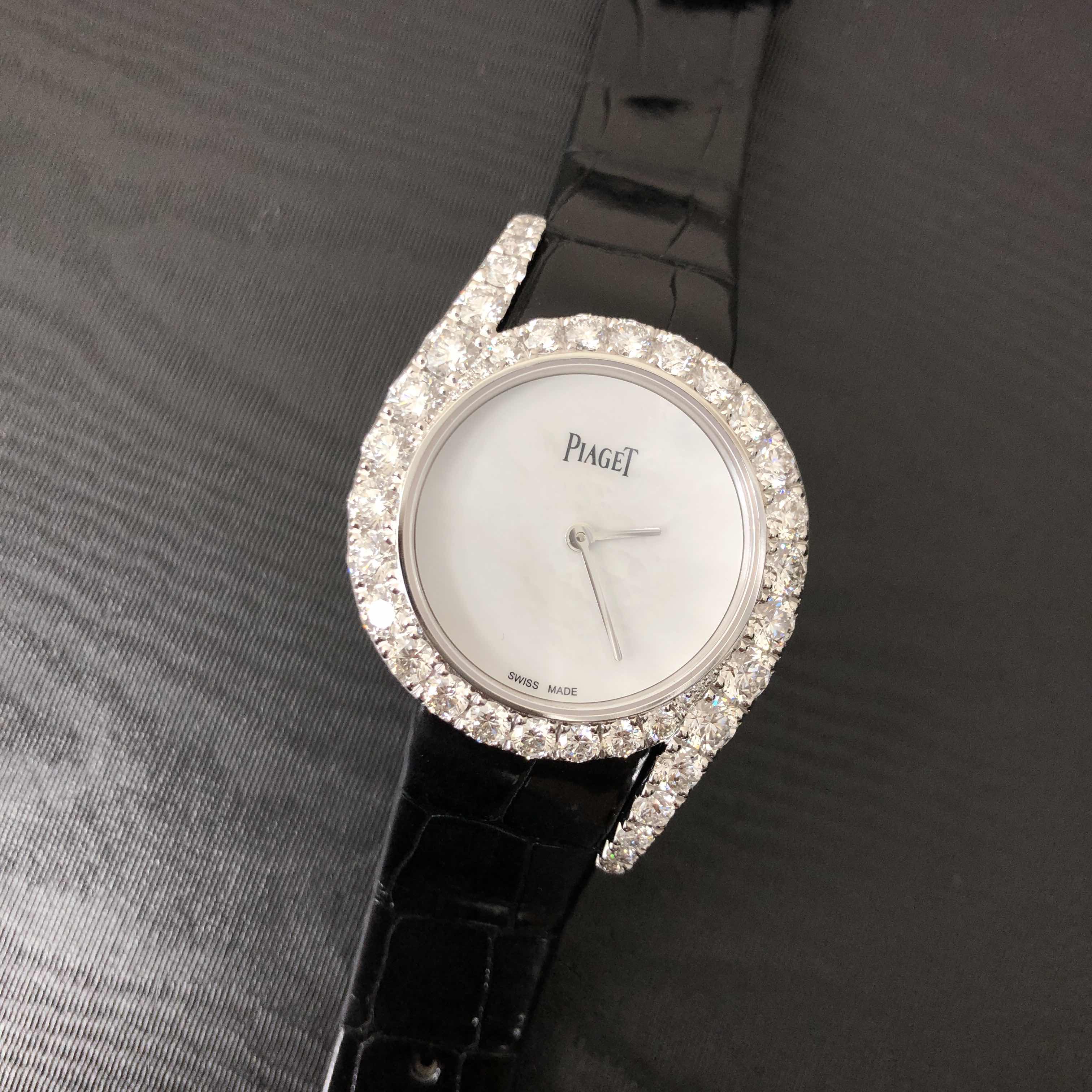 G0A44160 - Piaget Limelight Gala Replica Watch - 18kt White Gold Diamond - Quartz - Image 5