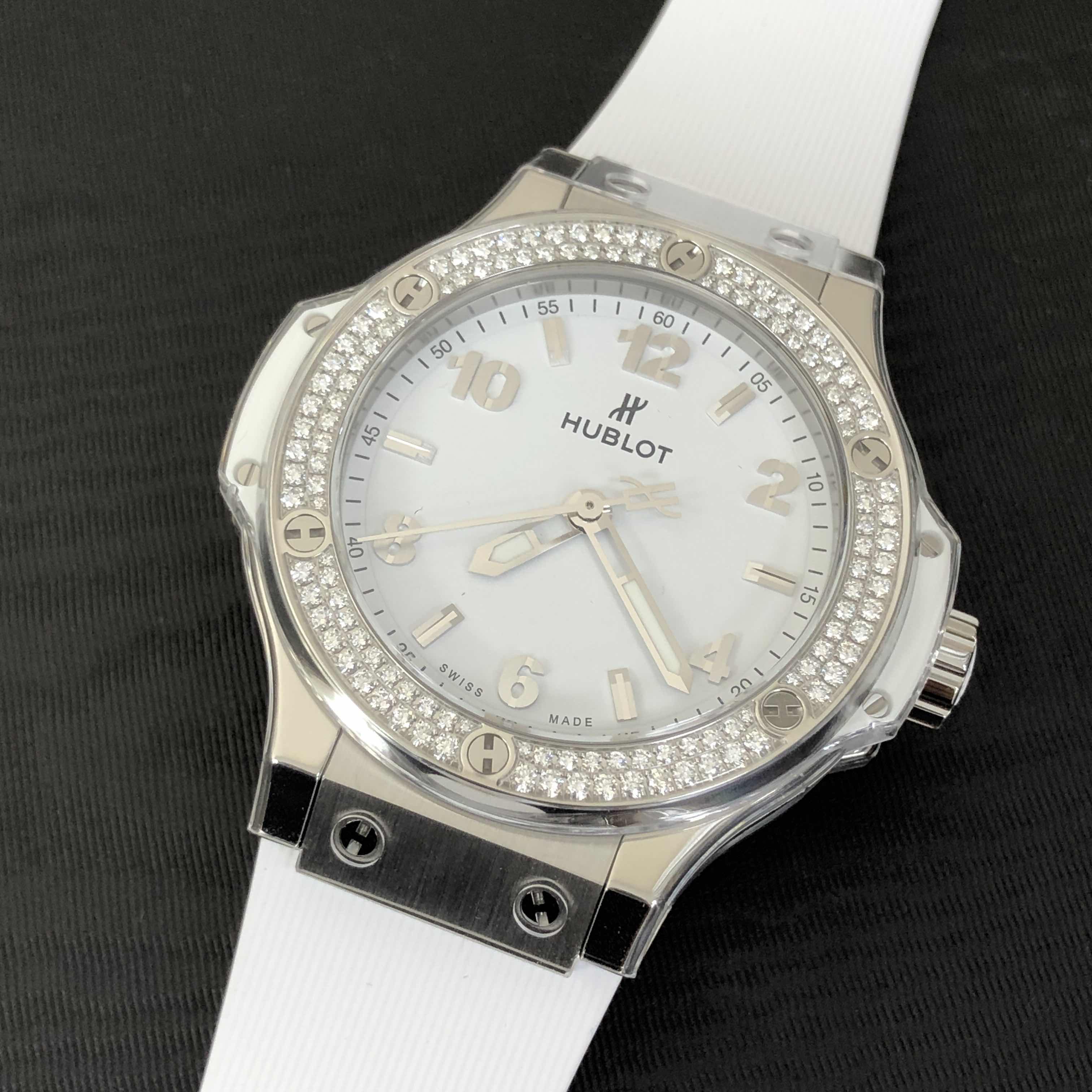 Hublot 361.SE.2010.RW.1104 Quartz Automatic - White Dial - Replica Big Bang Watch - Image 5