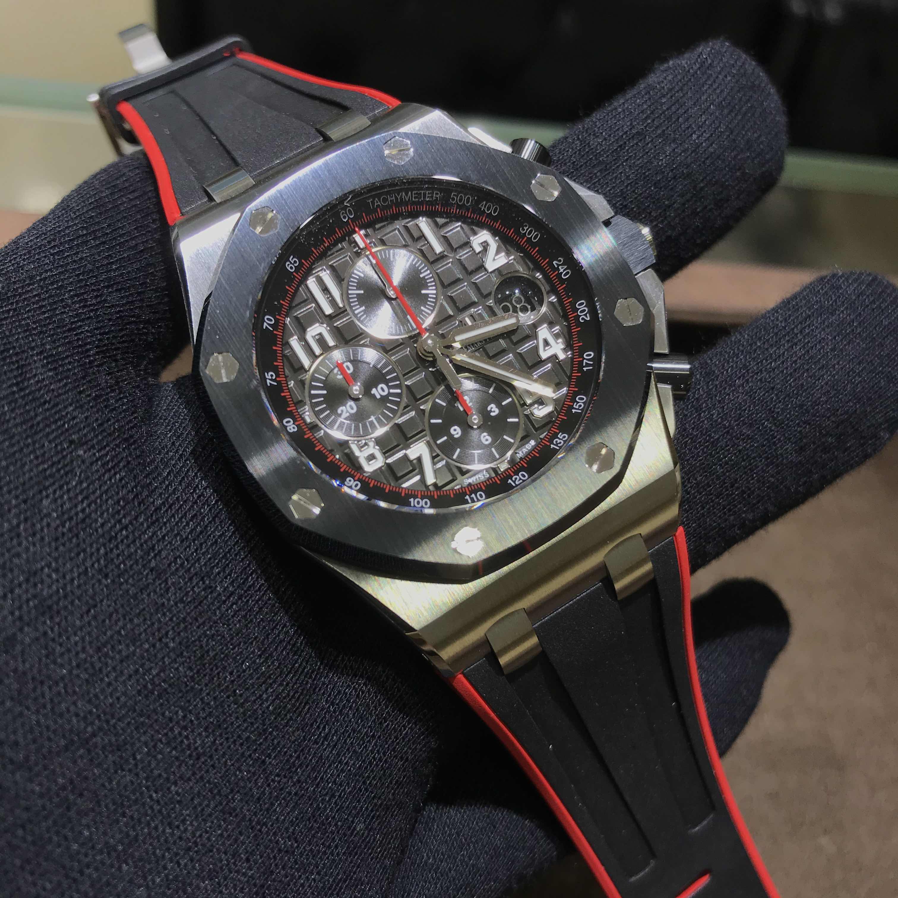 Audemars Piguet Royal Oak Offshore 26470SO.OO.A002CA.01 Automatic Black Dial Steel Replica Watch - Image 5