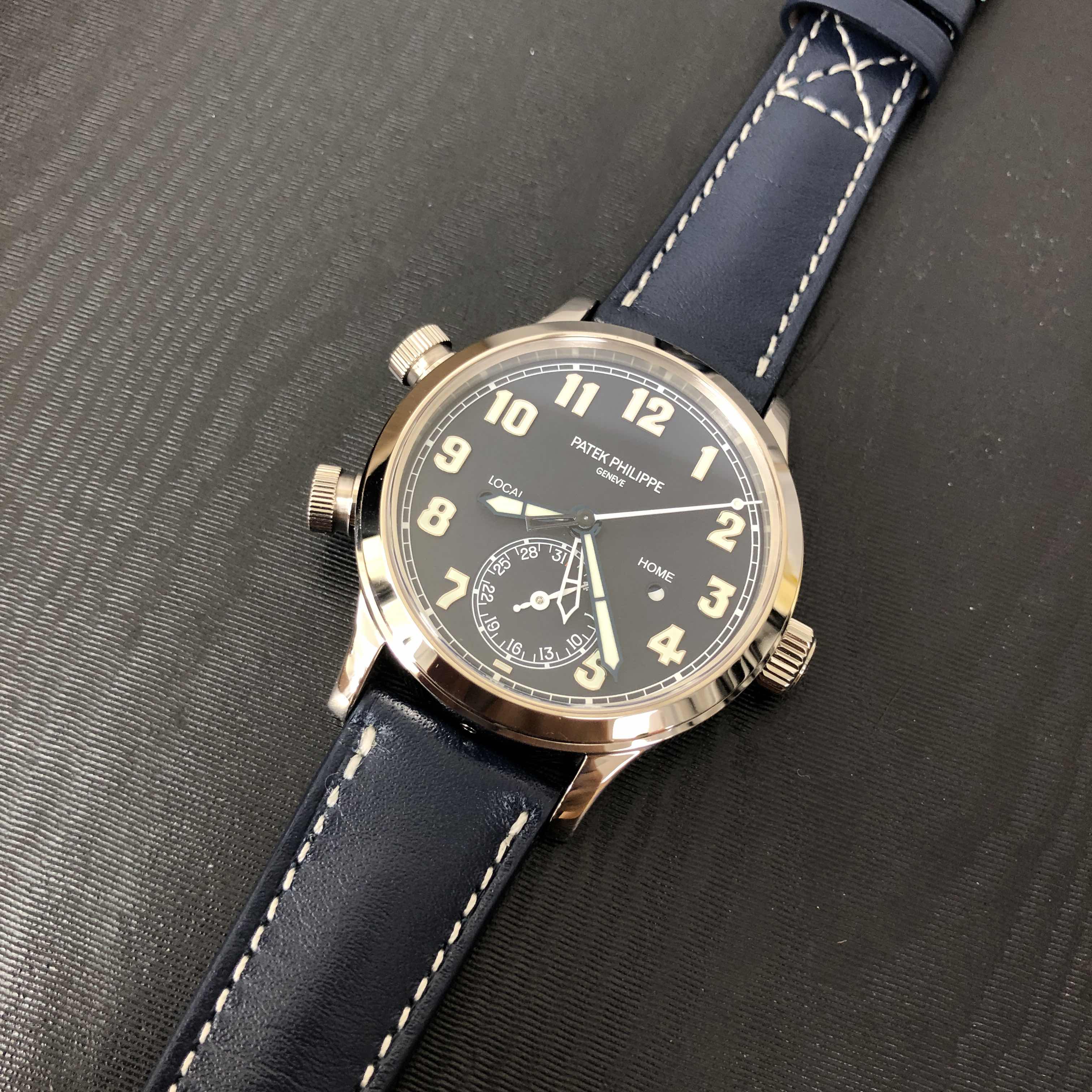 Patek Philippe 7234G-001 Replica Watch, Automatic Movement, Dark Blue Dial, 18kt White Gold Case - Image 5