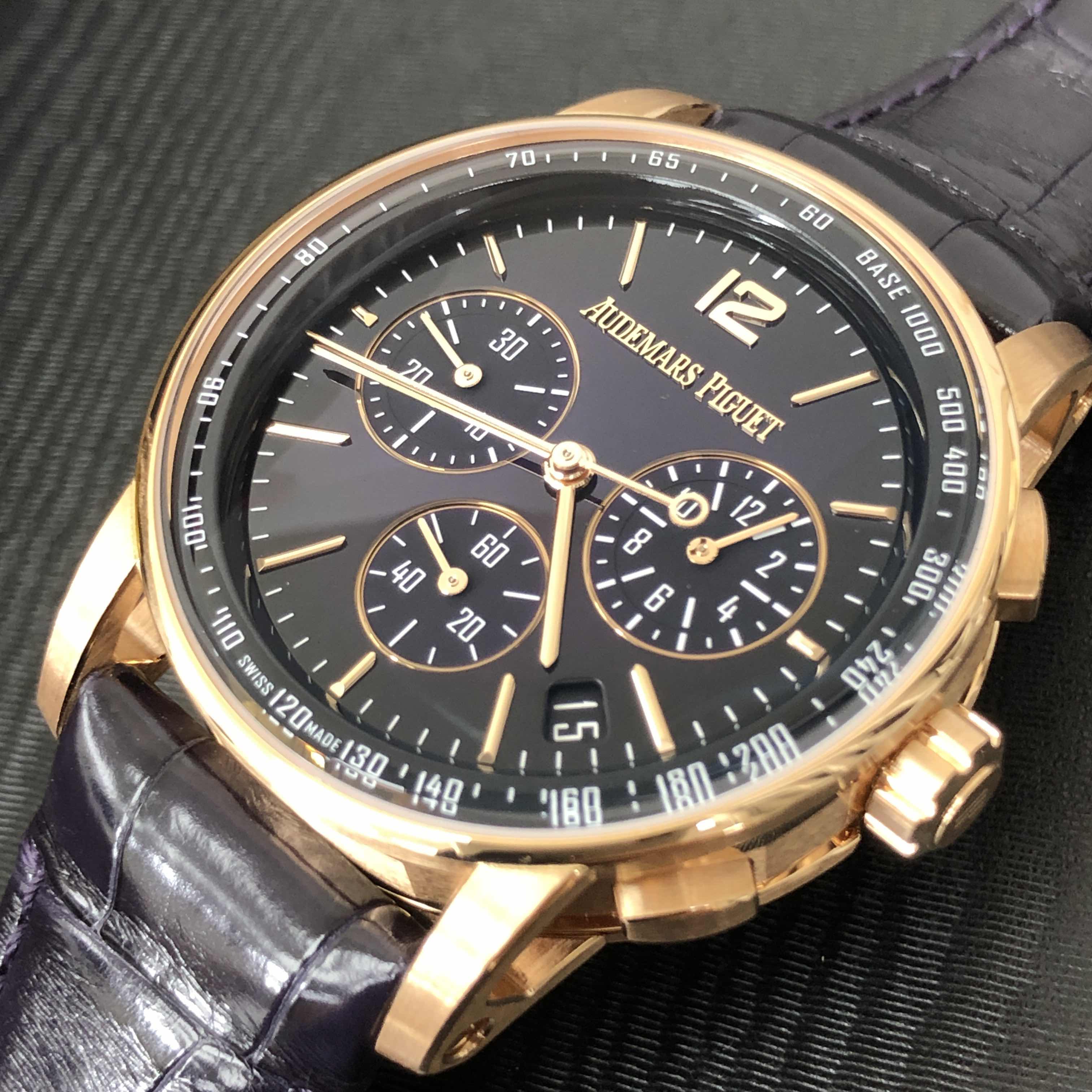 Audemars Piguet CODE 11.59 26393OR.OO.A616CR.01 Automatic 18kt Rose Gold Deep Purple Dial Replica - Image 5
