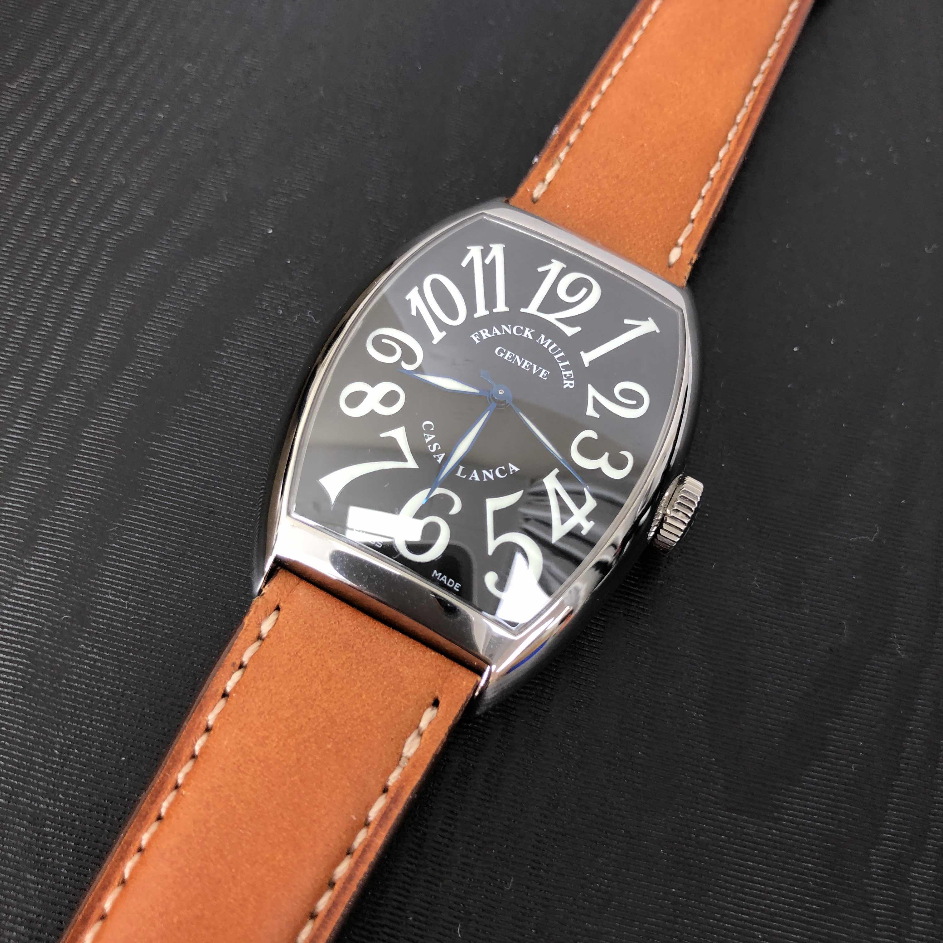 Franck Muller 6850 M C CASA BLANCA AC -BLACK - Replica Watch - Automatic - Steel Case - Brown - Image 5