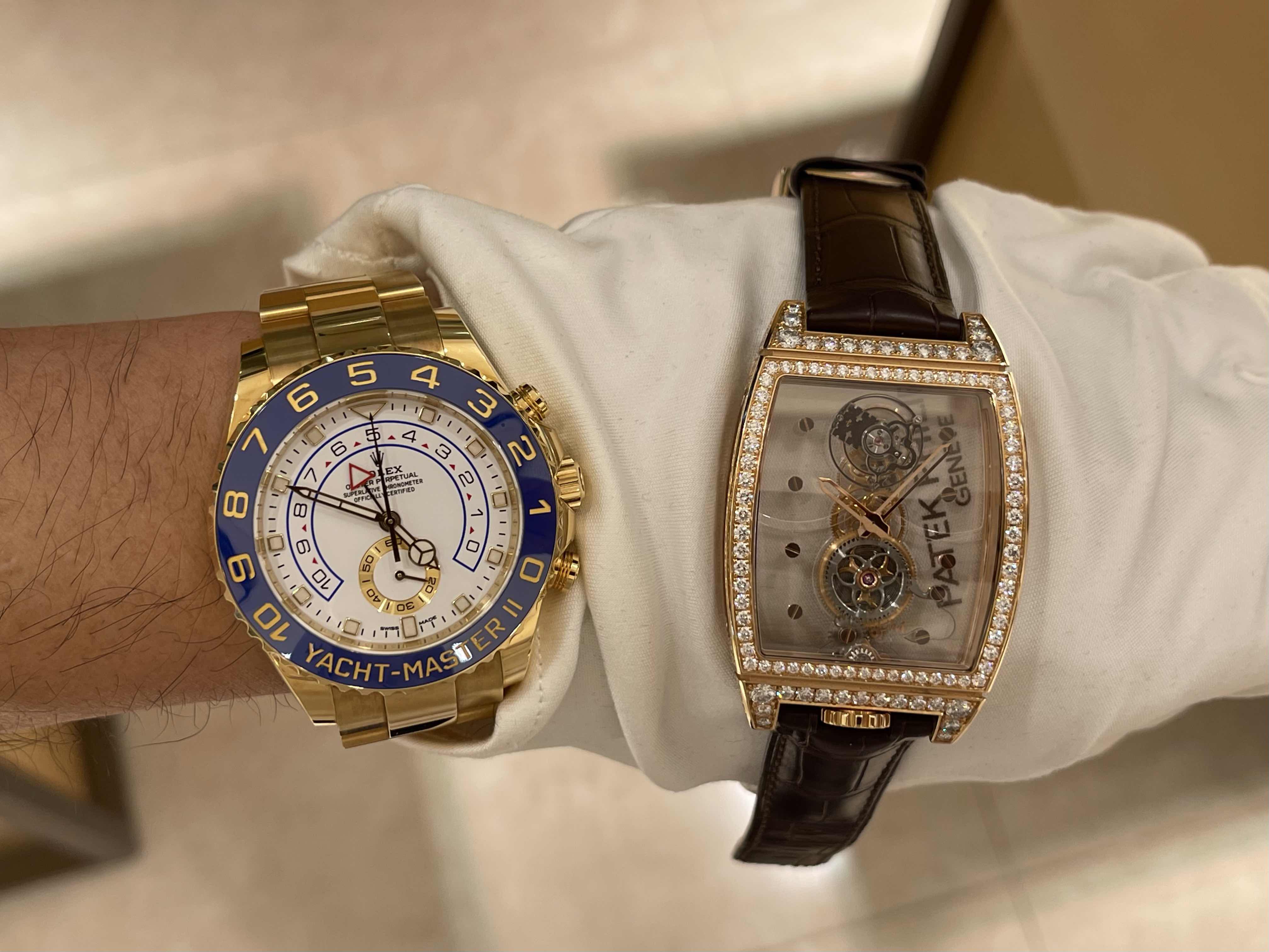 Corum Bridge Replica Watch 100.161.85-0F01 0000, Manual Wind, 18kt Rose Gold & Diamonds - Image 5