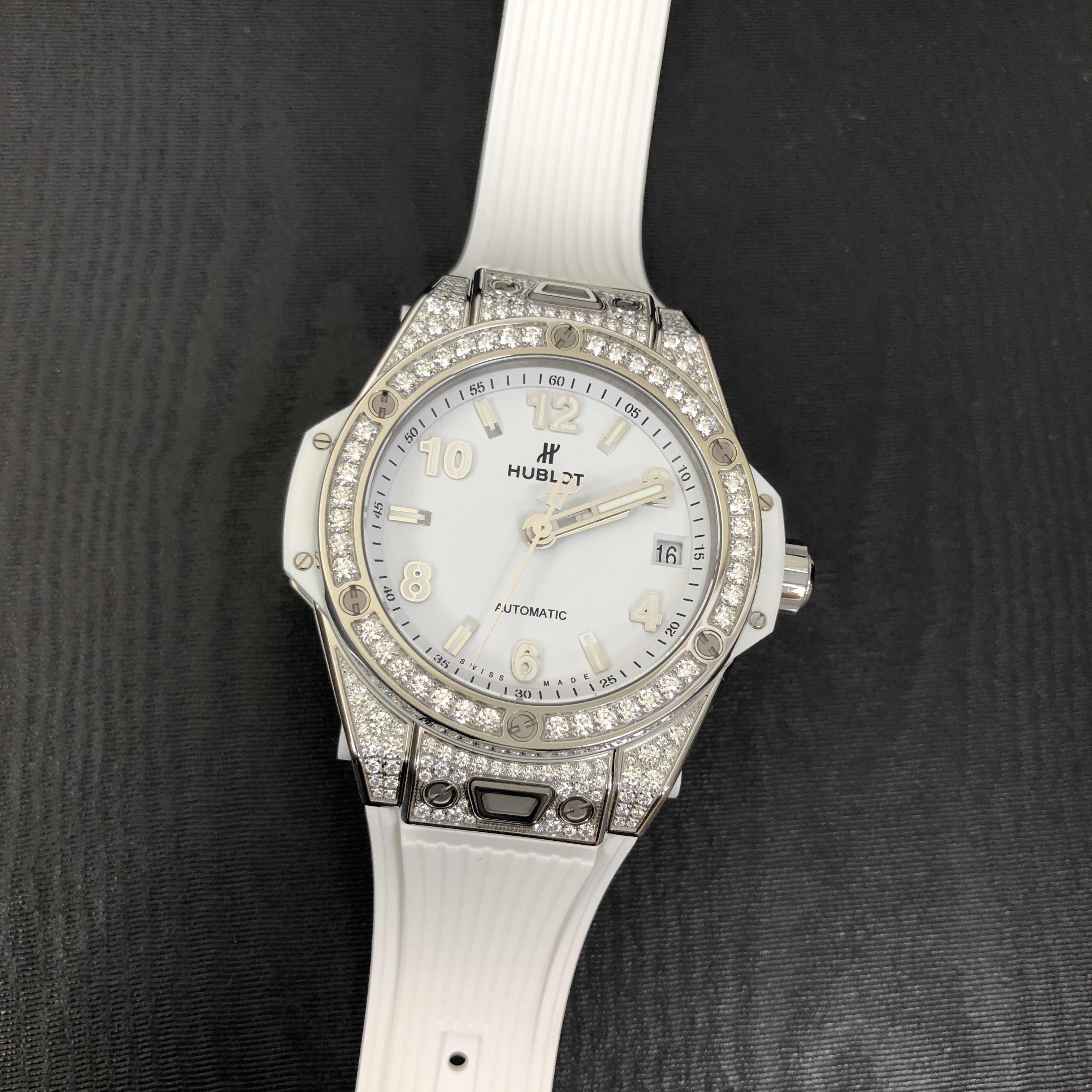 Hublot 465.SE.2010.RW.1604 BIG BANG Auto Stainless Steel Diamond Bezel - Replica Watch - Image 5