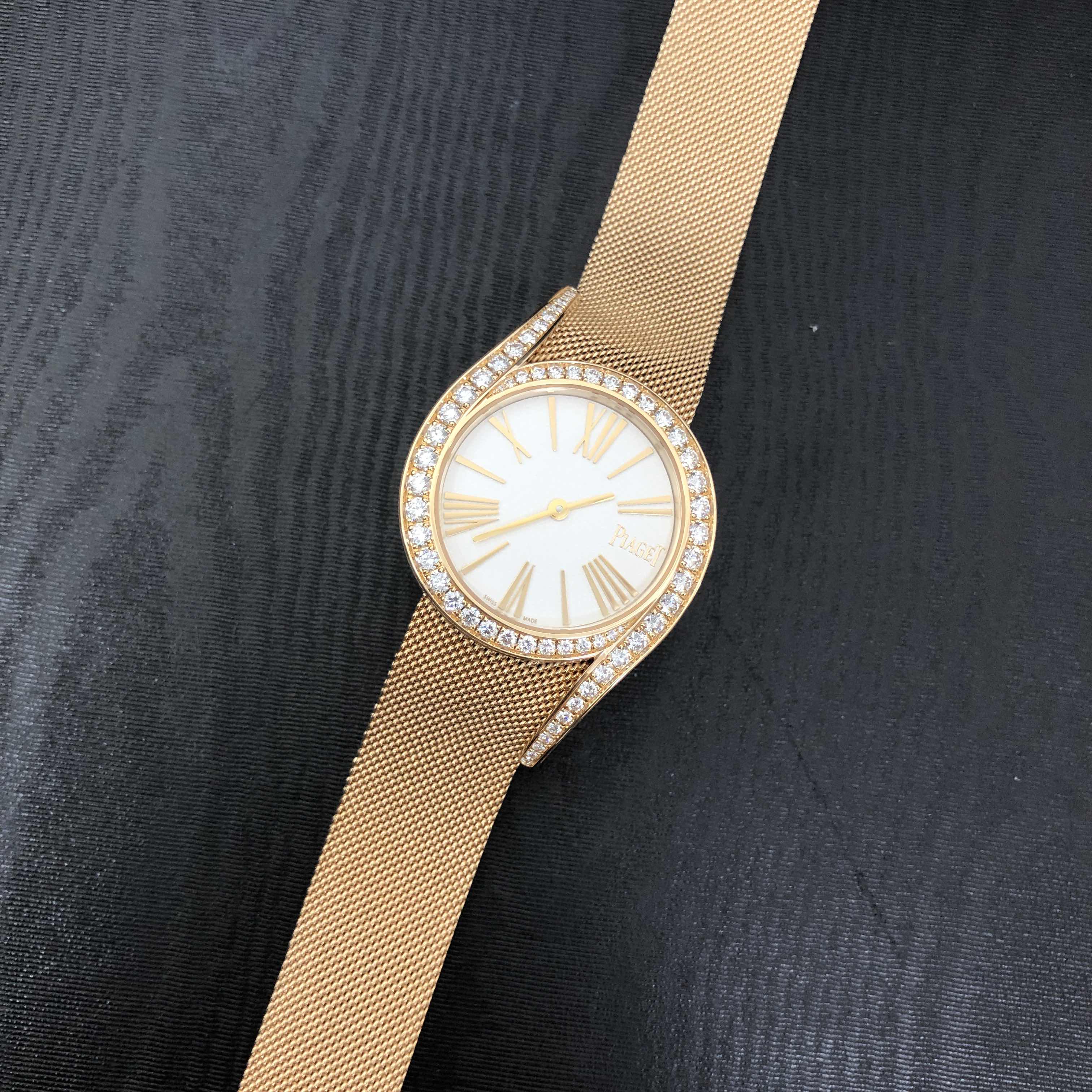 Piaget G0A45213 Limelight Gala Replica Watch, 32mm Automatic, Silver Dial, 18kt Rose Gold & - Image 5