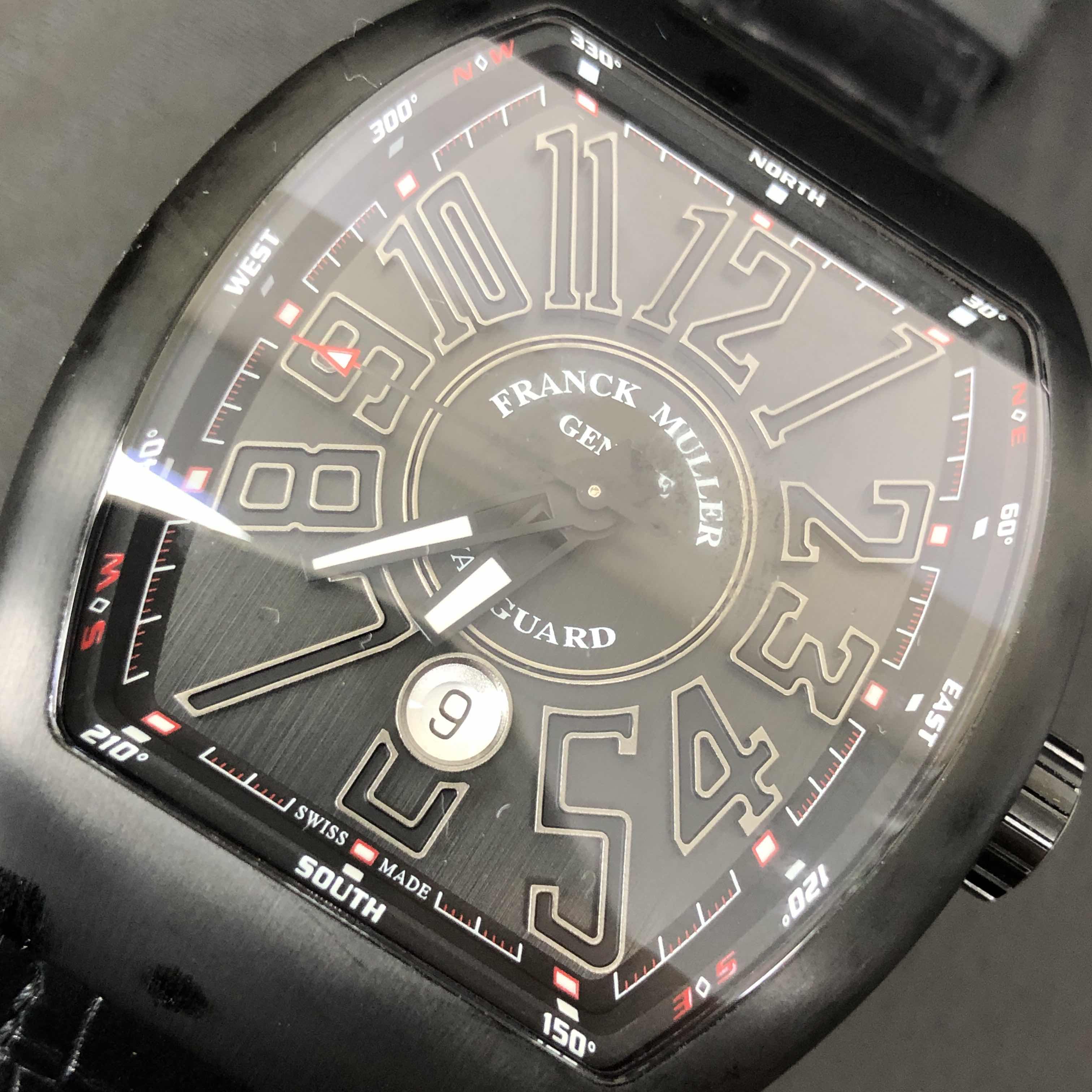Franck Muller V 45 SC DT TT NR BRTT Vanguard - Replica Watch - Automatic - Black Dial - Steel Case - Image 5