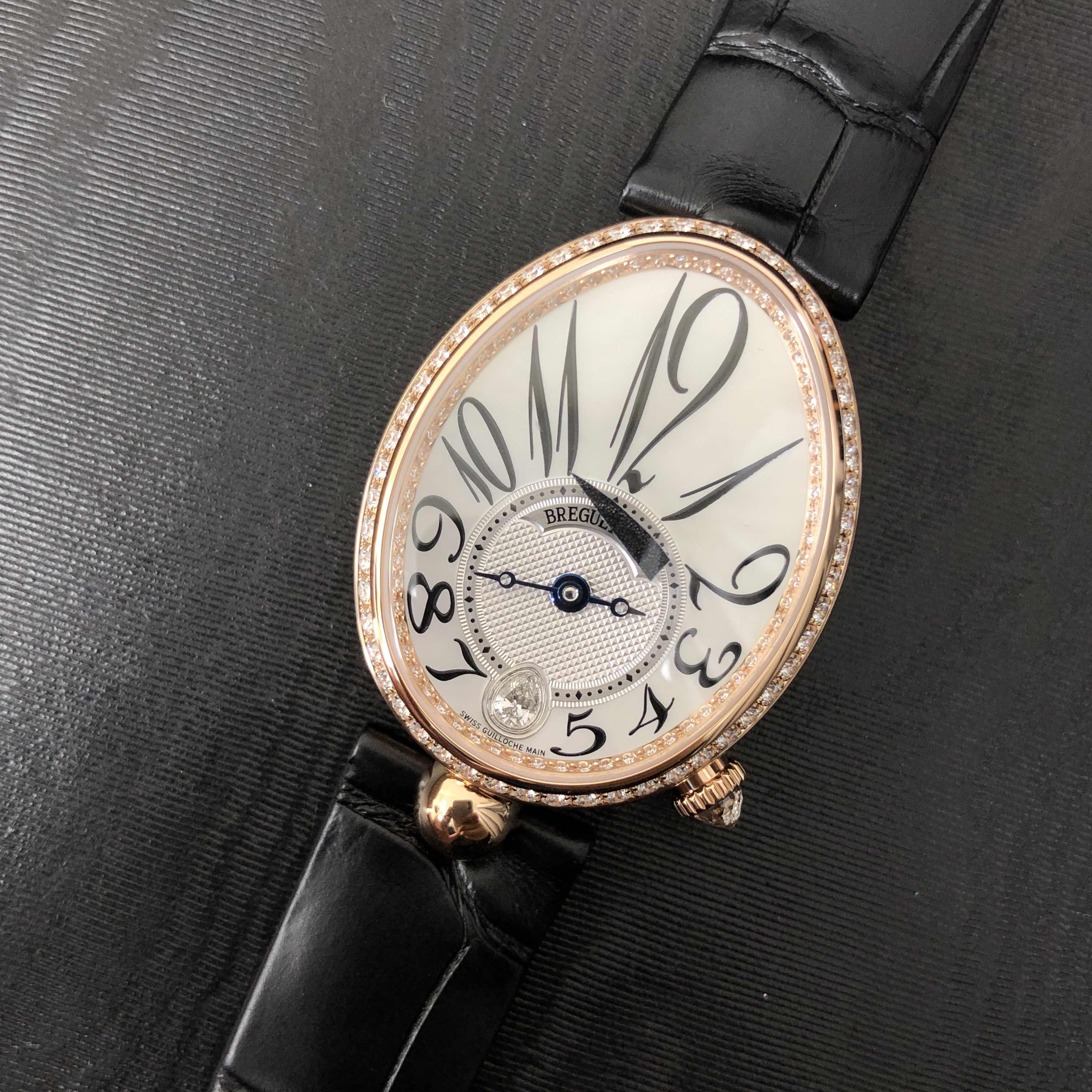 Breguet 8918BR/58/964/D00D/3L Reine de Naples Automatic White Dial 18kt Rose Gold Replica Watch - Image 5