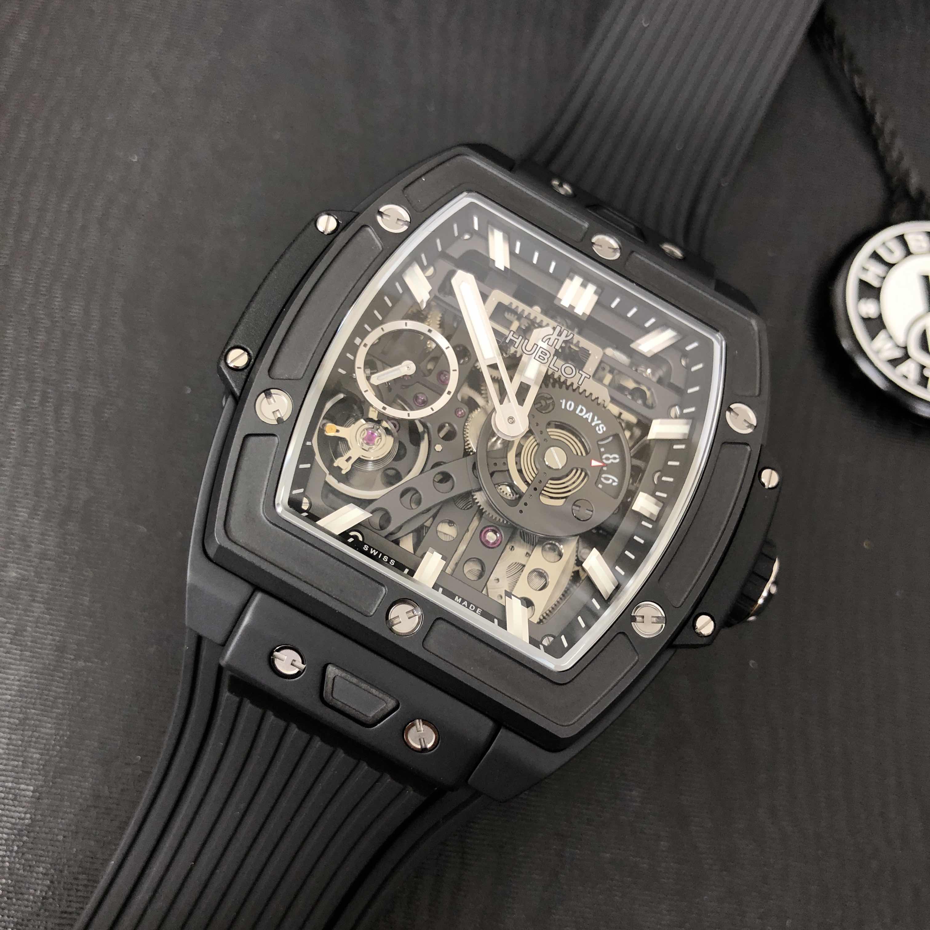 Hublot 614.CI.1170.RX Manual Wind Ceramic Bezel Replica Watch - Image 5