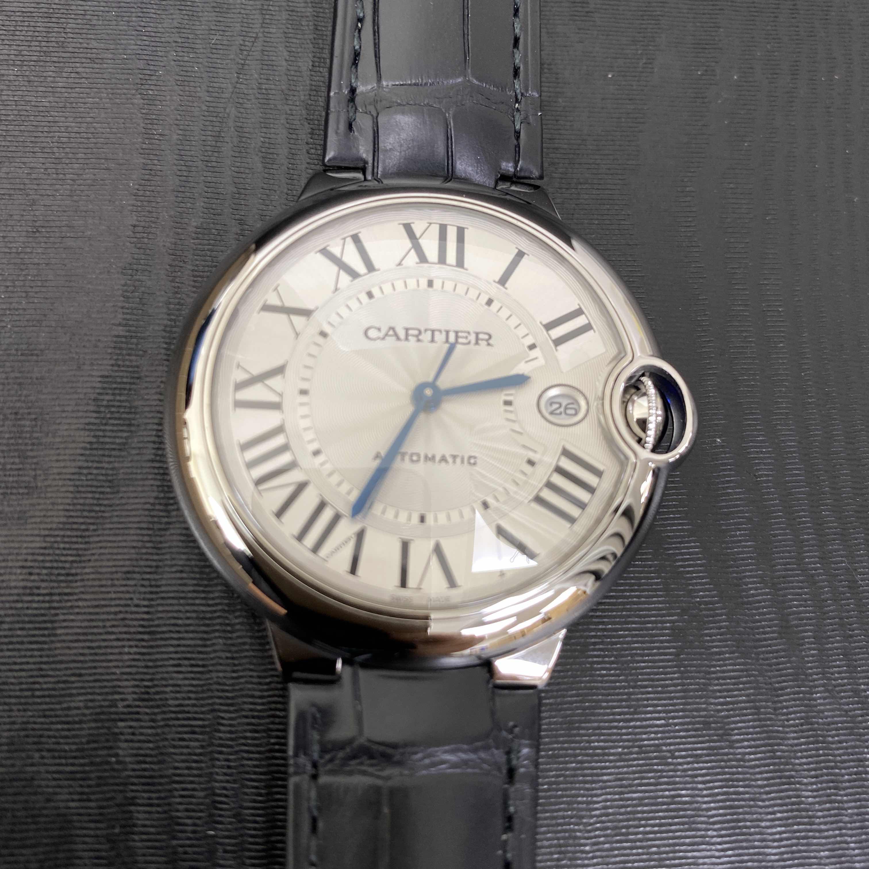 Cartier Ballon Bleu WSBB0039 Automatic Stainless Steel Silver Dial Replica Watch - Image 5