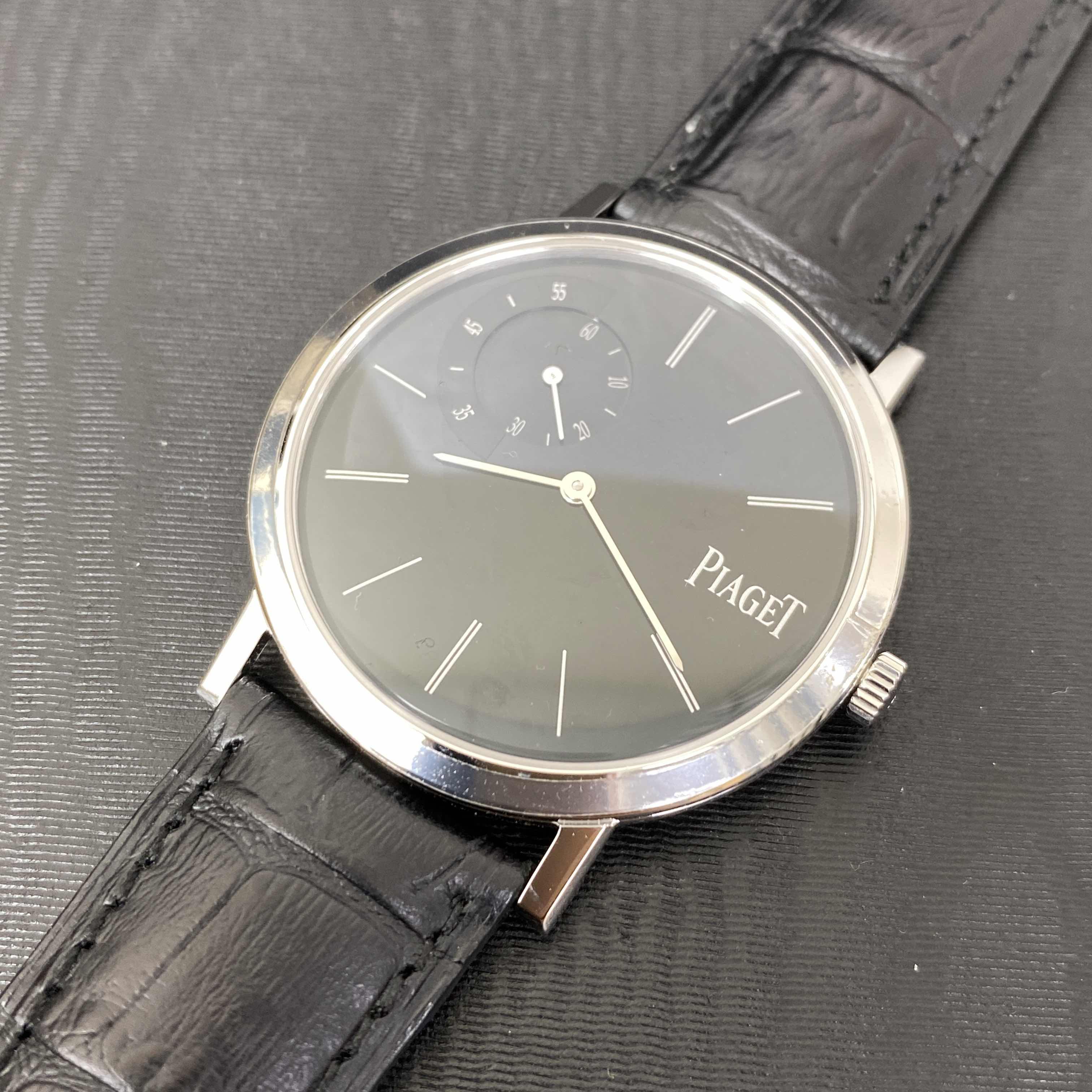 G0A34114 - Piaget Altiplano Replica Watch - Manual Wind 18kt White Gold Black Dial - Image 5