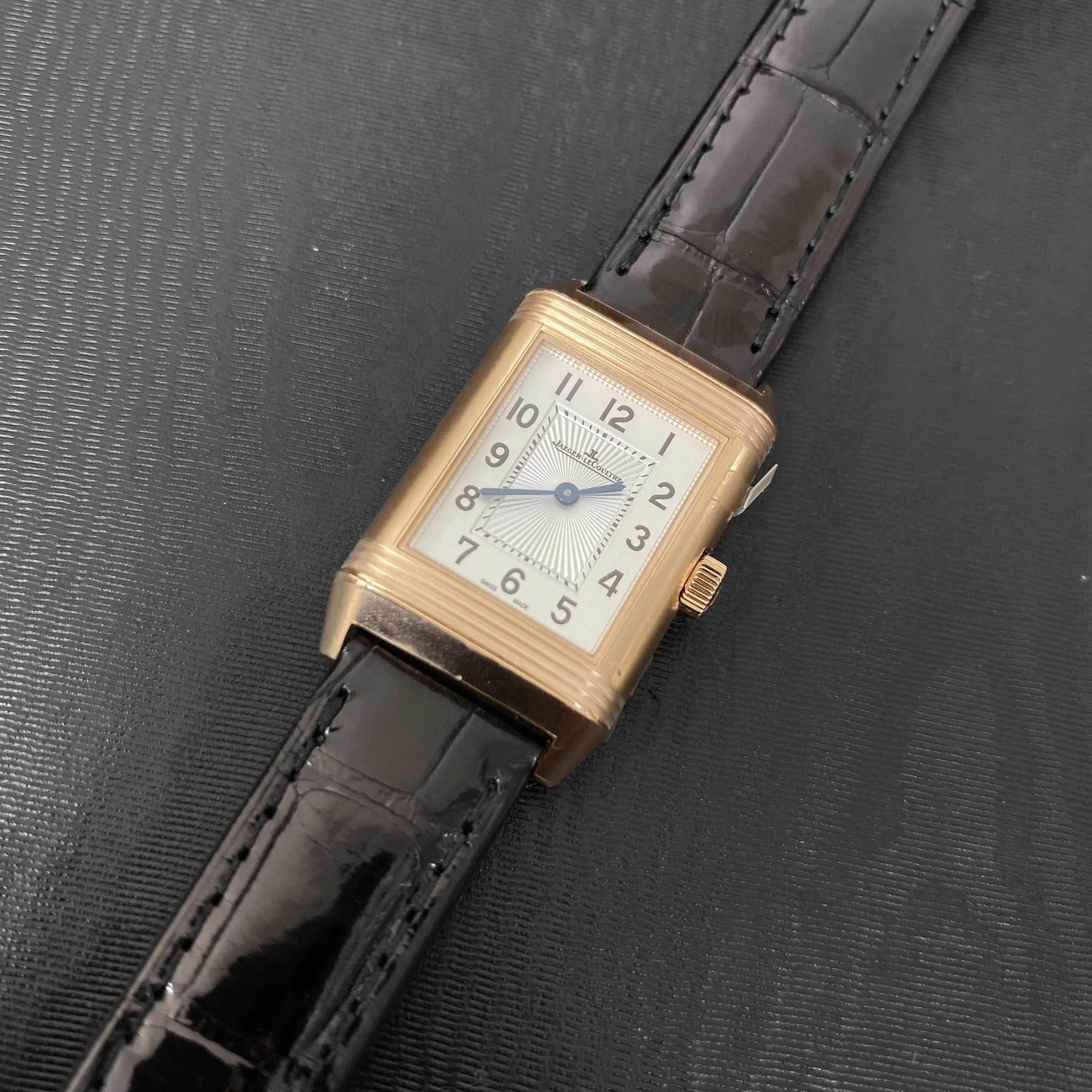 Jaeger-Lecoultre Q2662430 REVERSO Manual Wind 18kt Rose Gold & Diamonds Replica Watch, Swiss - Image 5