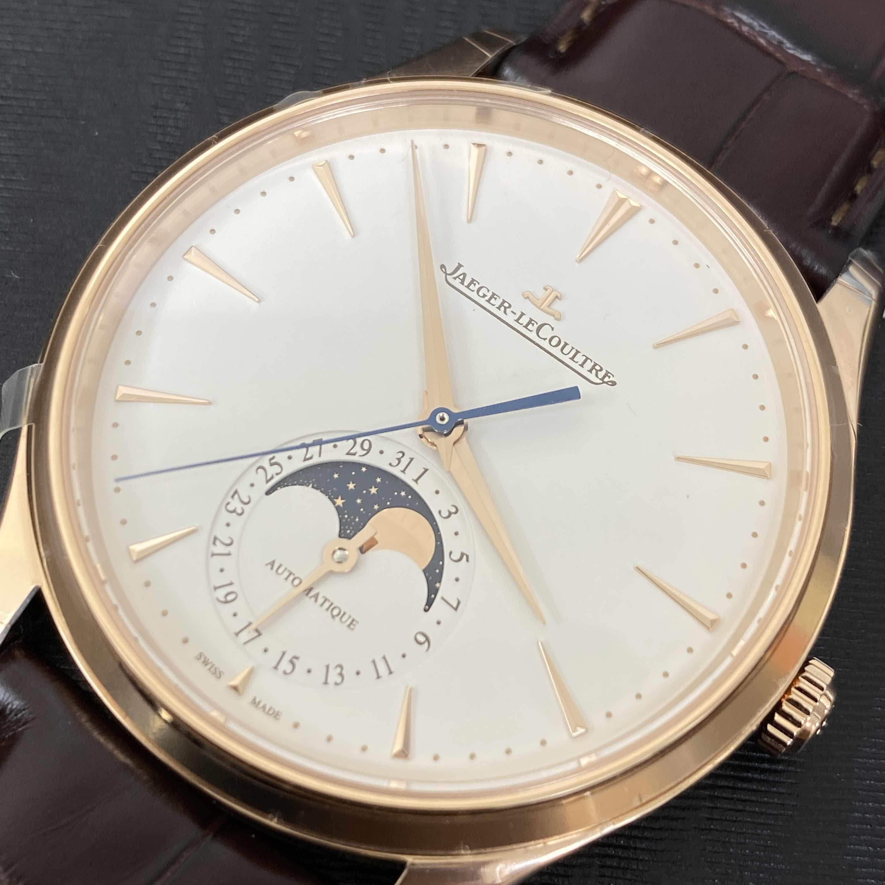 Jaeger-Lecoultre Q1362510 MASTER ULTRA THIN AUTO 18kt Rose Gold Replica Watch - Image 5