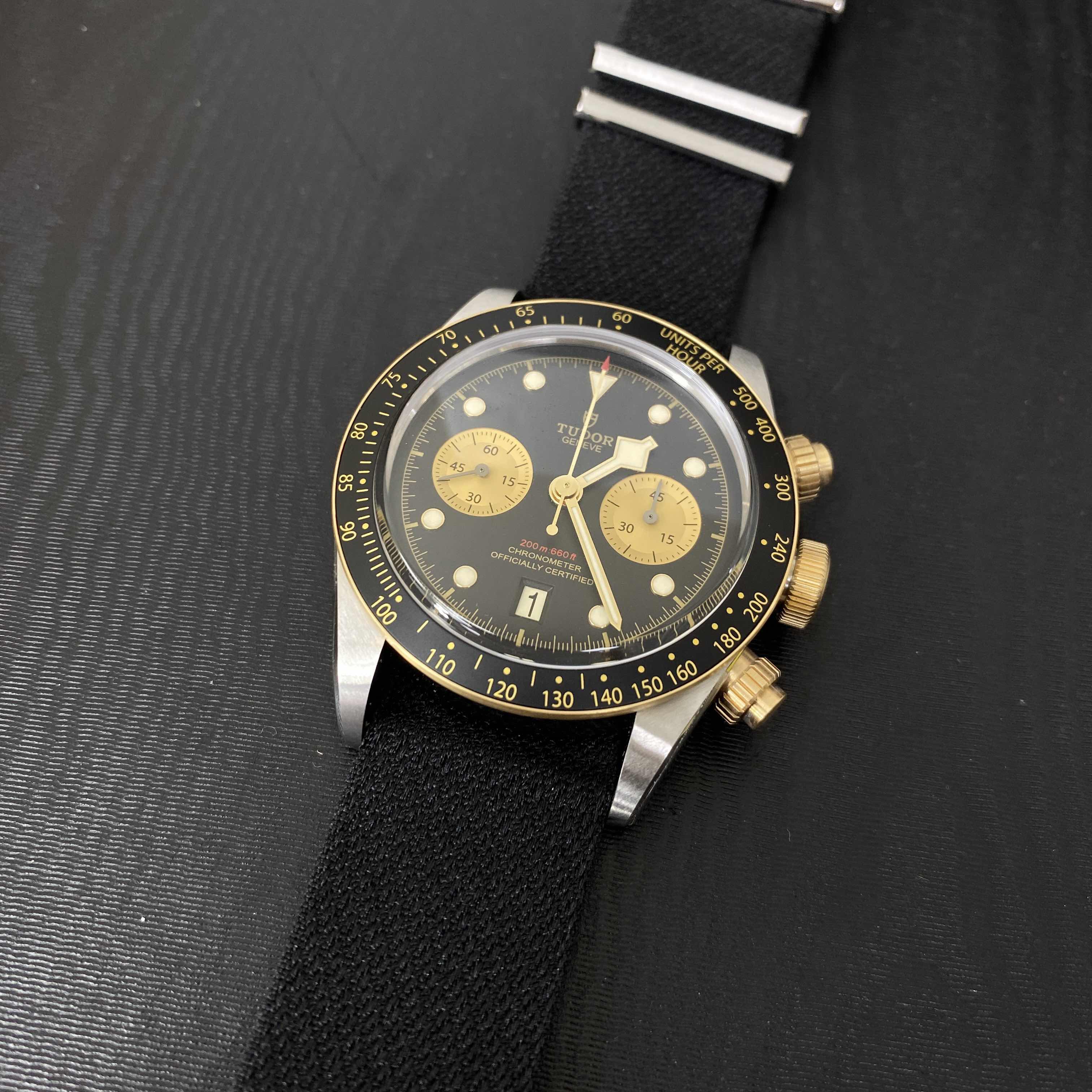 Tudor 79363N-CS BLACK BAY Automatic 18kt Gold & Steel Replica Watch, Swiss Movement, 41mm Case - Image 5