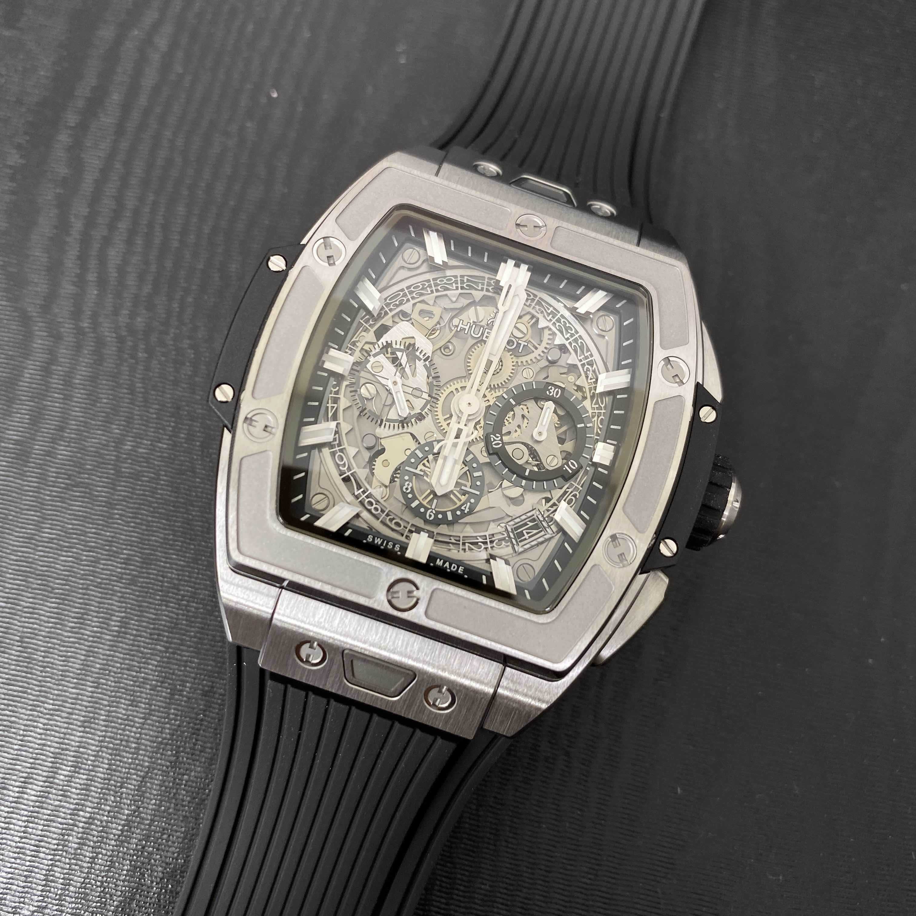 642.NX.0170.RX - Hublot Big Bang Replica Watch - Titanium 42mm Automatic Transparent Dial - Image 5