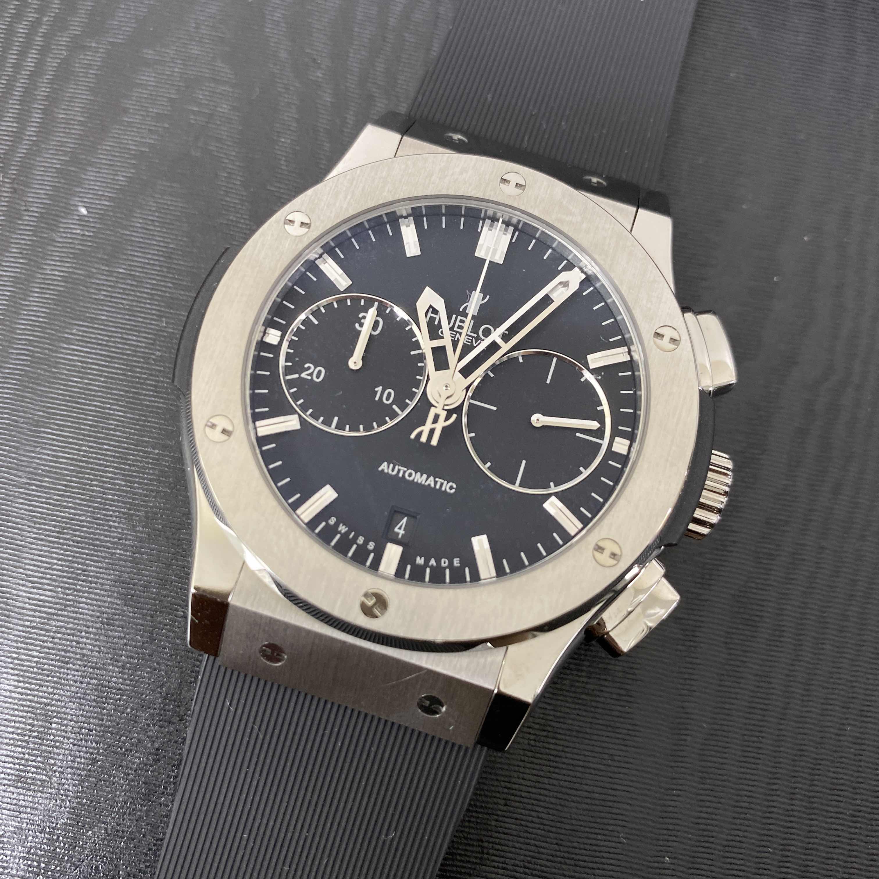 Hublot 521.NX.1170.RX Classic Fusion Replica Watch, 45mm Automatic, Black Dial, Titanium Case - Image 5