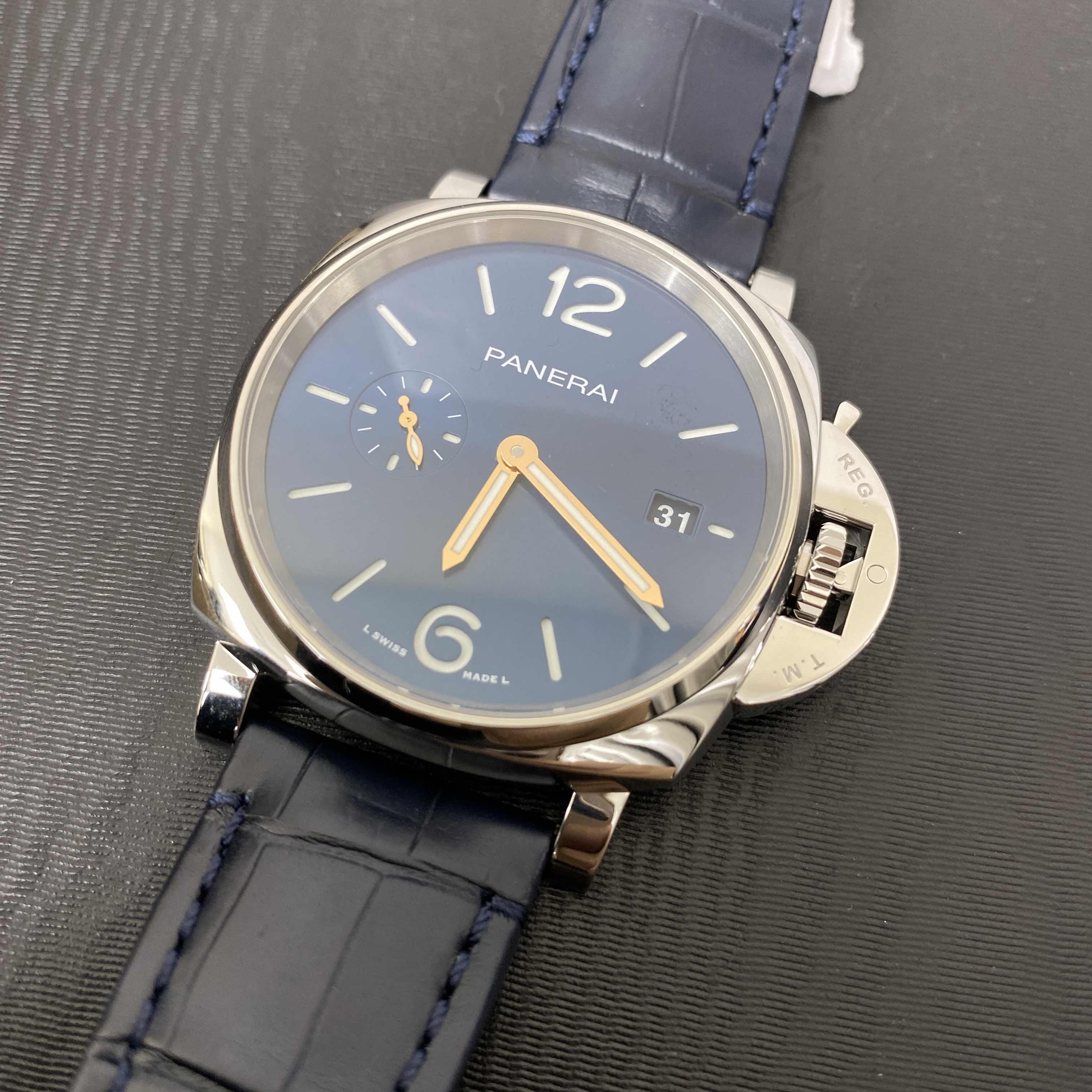 Panerai PAM01039 LUMINOR DUE Automatic Carbon Fiber Replica Watch, PAM01039ST.OO.1240ST.01 - Image 5
