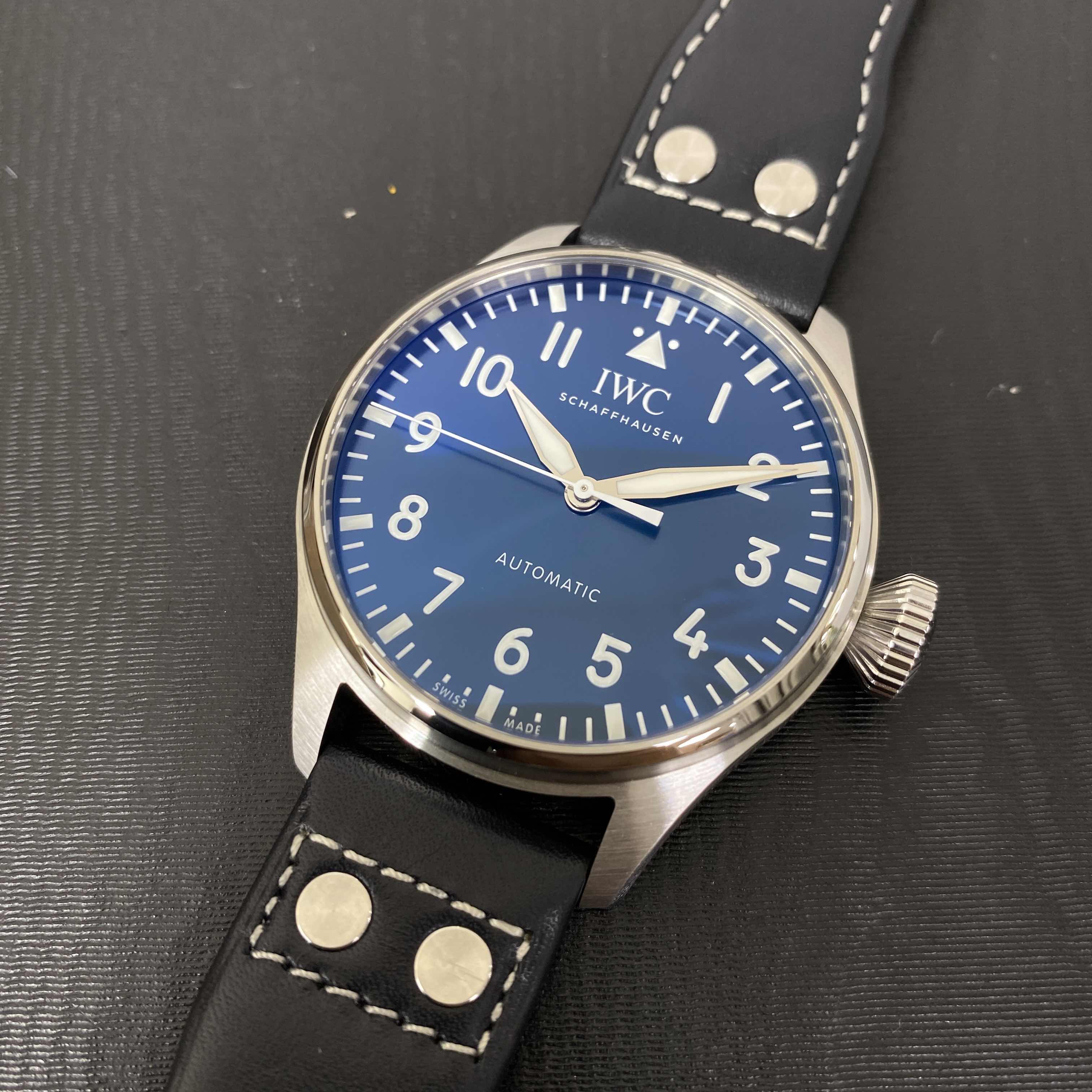 IWC IW329303 Replica Watch Automatic Blue Dial Stainless Steel 43mm Pilots - Image 5