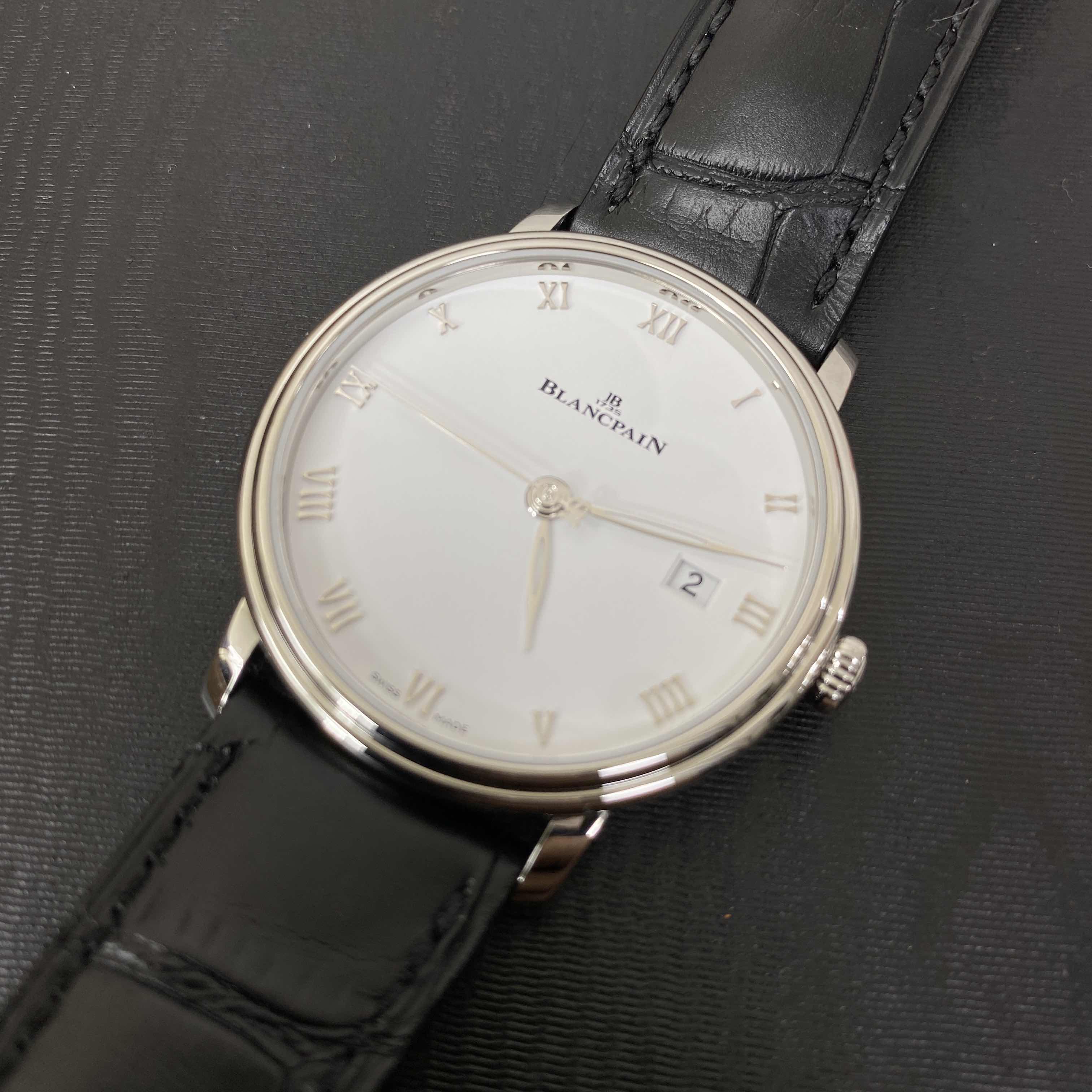 Blancpain Villeret 6224-1127-55B Automatic White Dial Steel Watch Replica Watch - Image 5