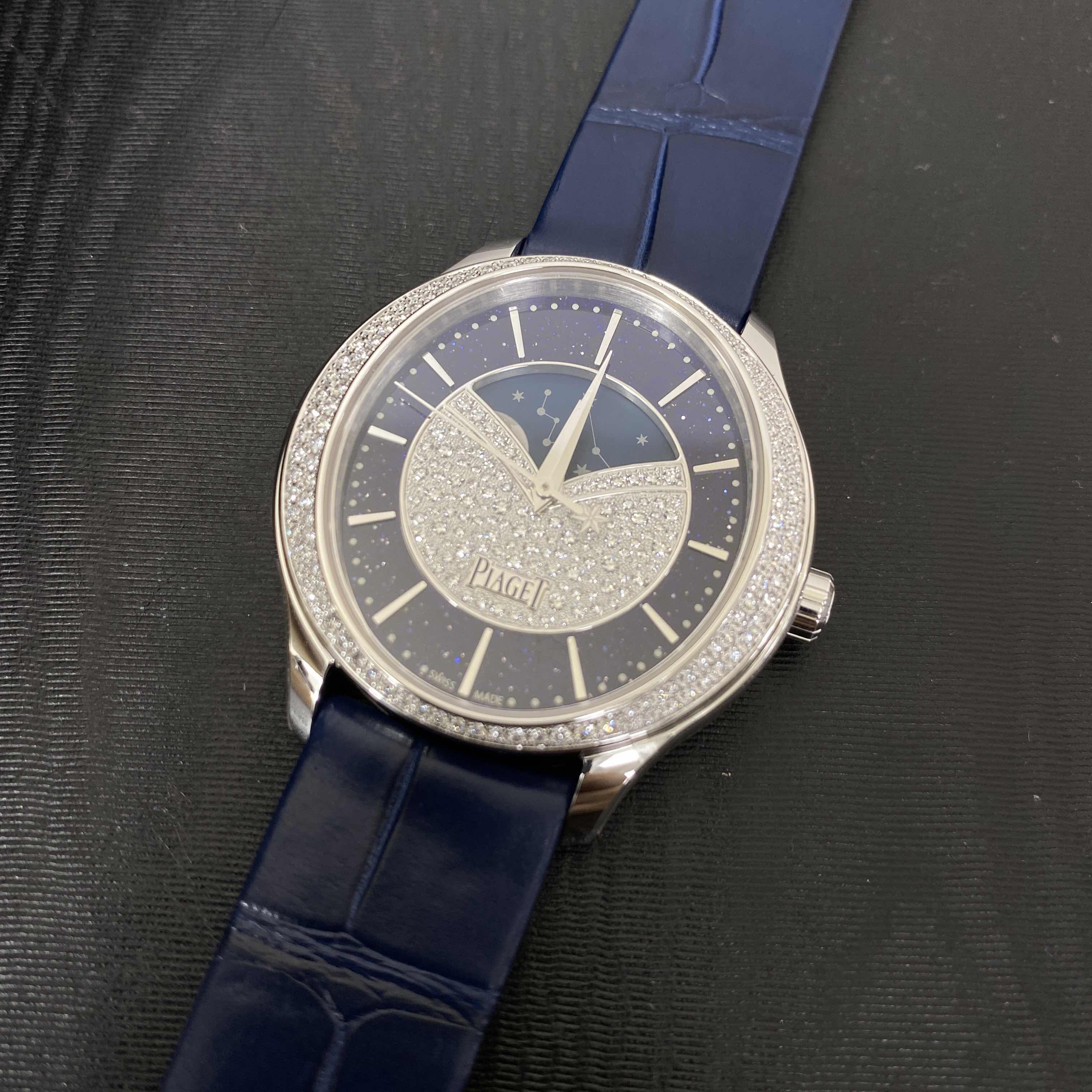 Piaget G0A44124 Limelight Stella Replica Watch, Silver Dial, White Gold Diamond Case, Automatic - Image 5